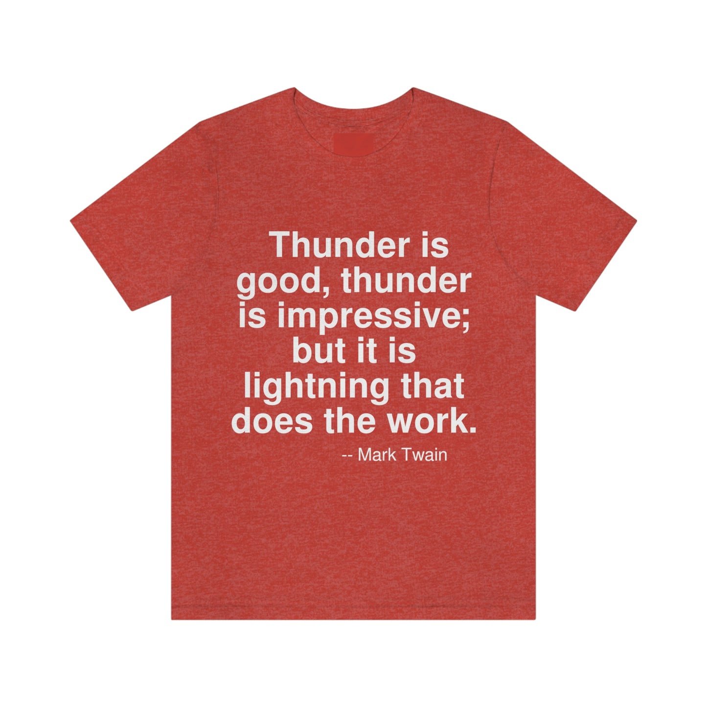 Twain Thunder Aa adult t-shirt