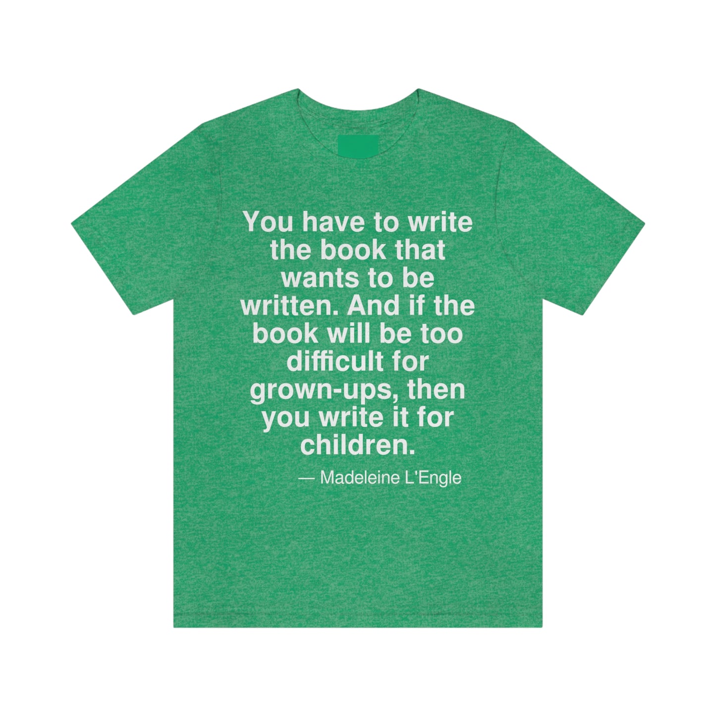 L'Engle Book Aa adult t-shirt