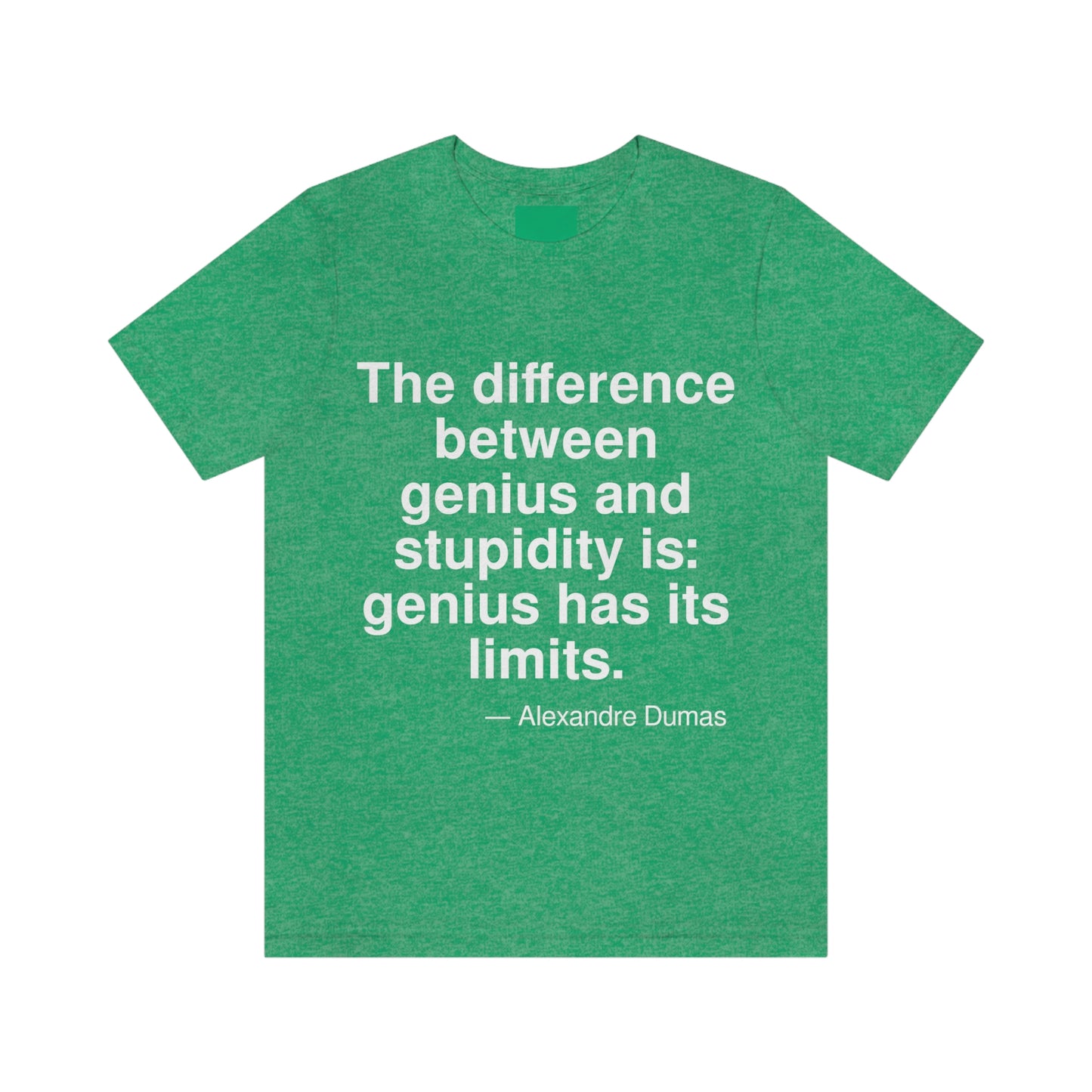 Dumas Genius Aa adult t-shirt