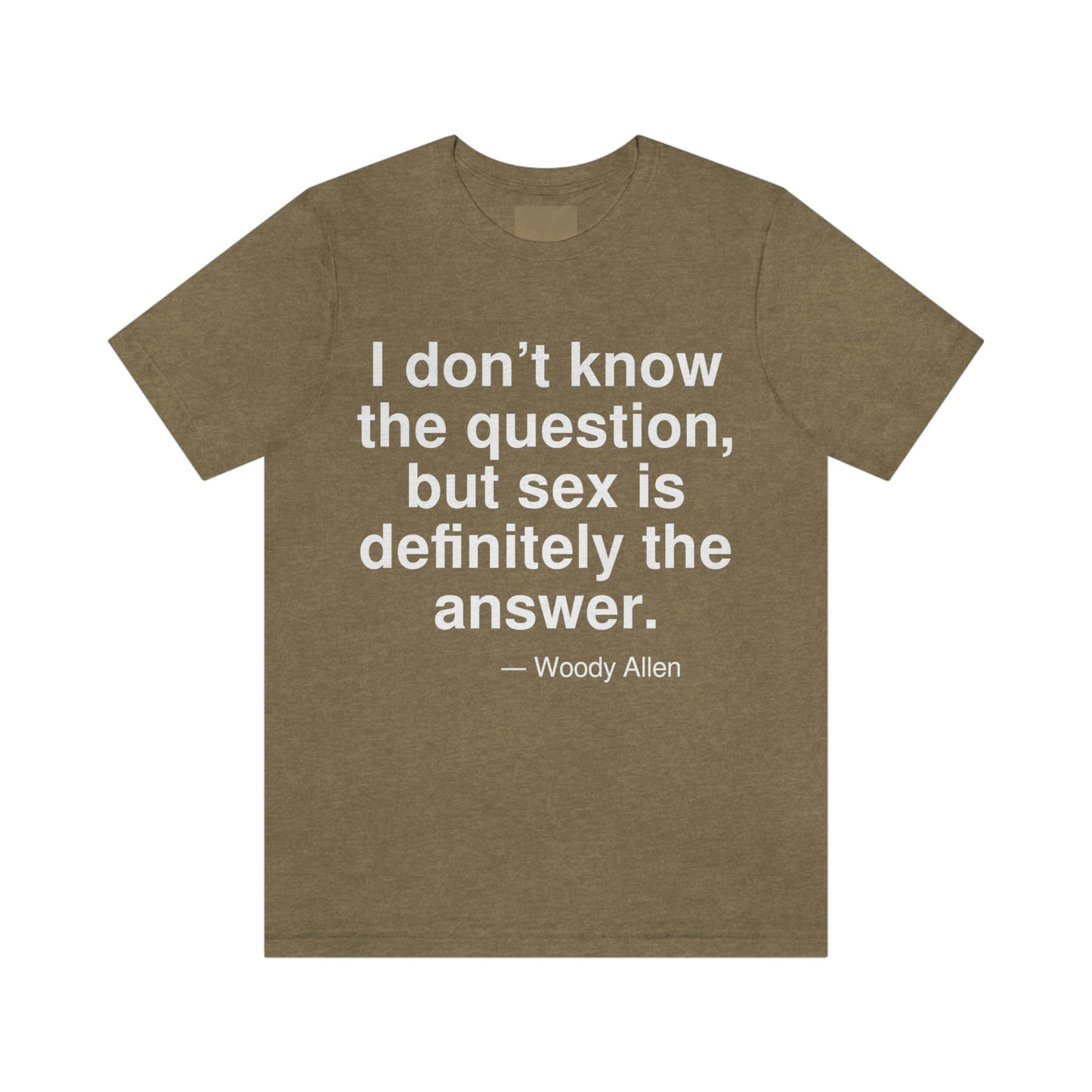 Allen Sex Aa adult t-shirt