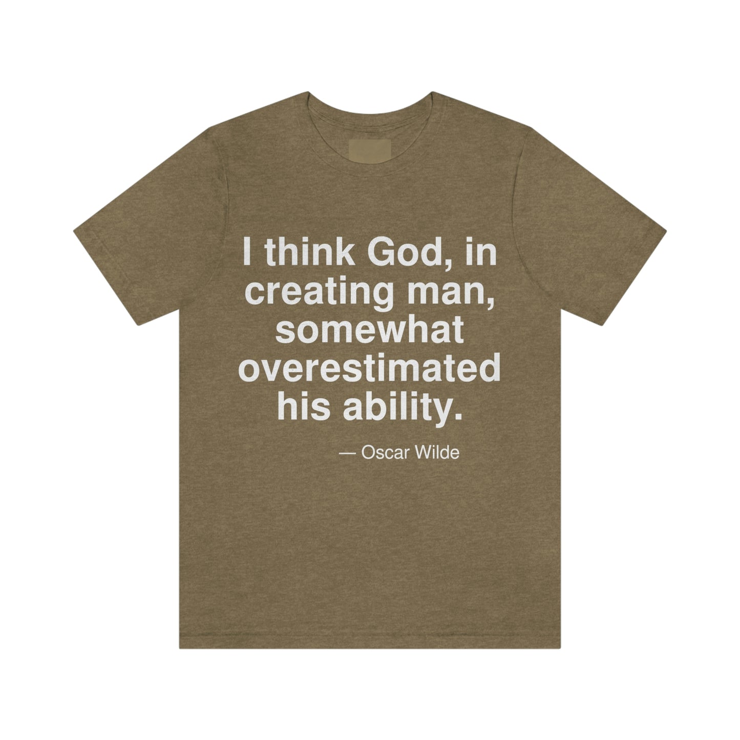 Wilde God Aa adult t-shirt