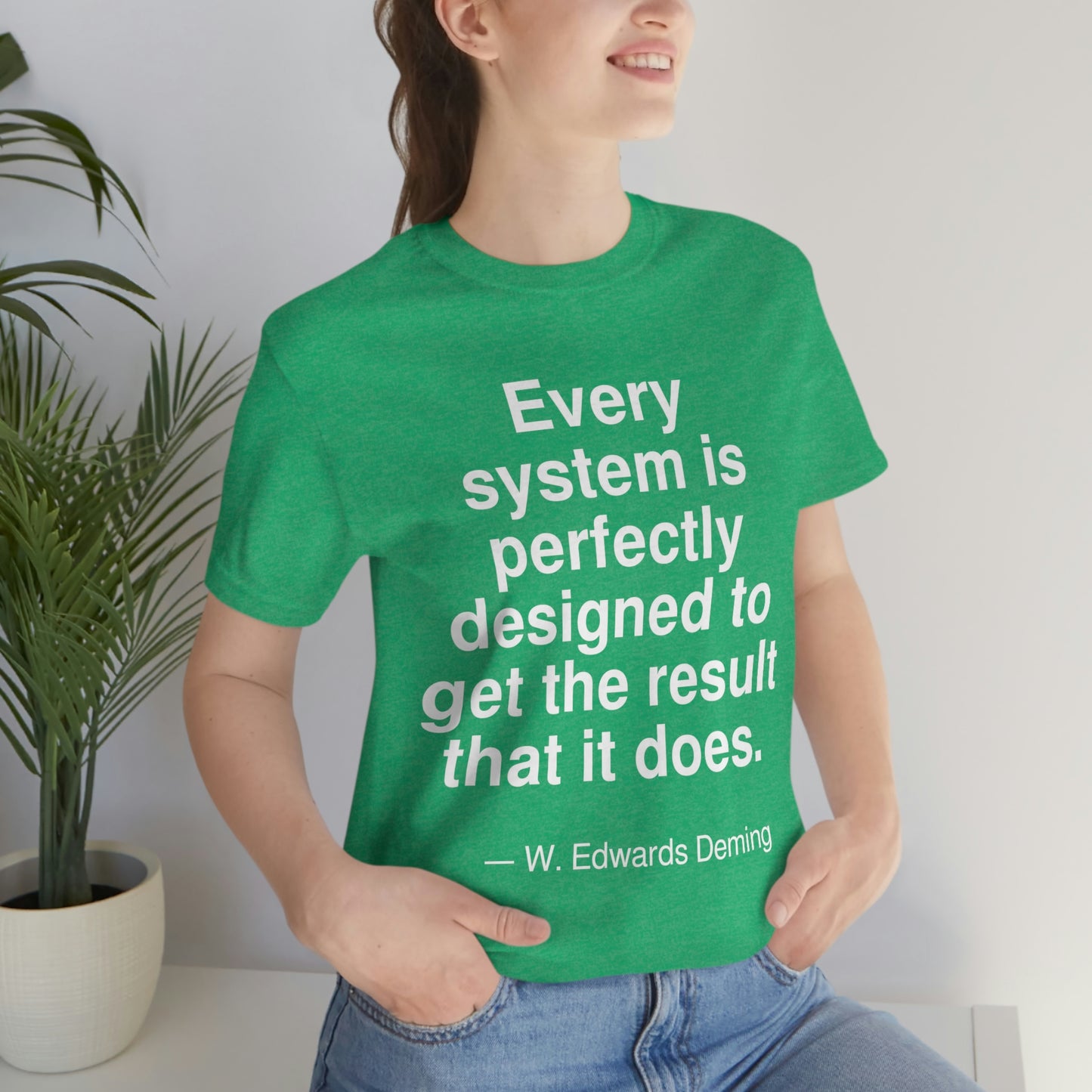 Deming Design Aa adult t-shirt