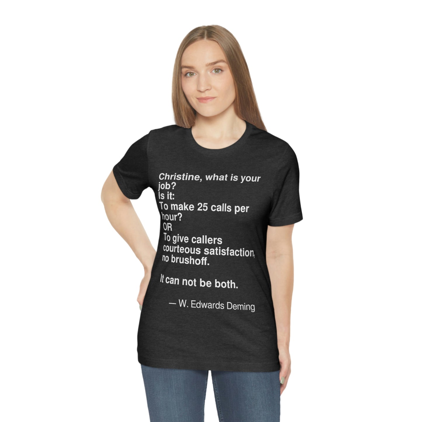 Deming Job Aa adult t-shirt