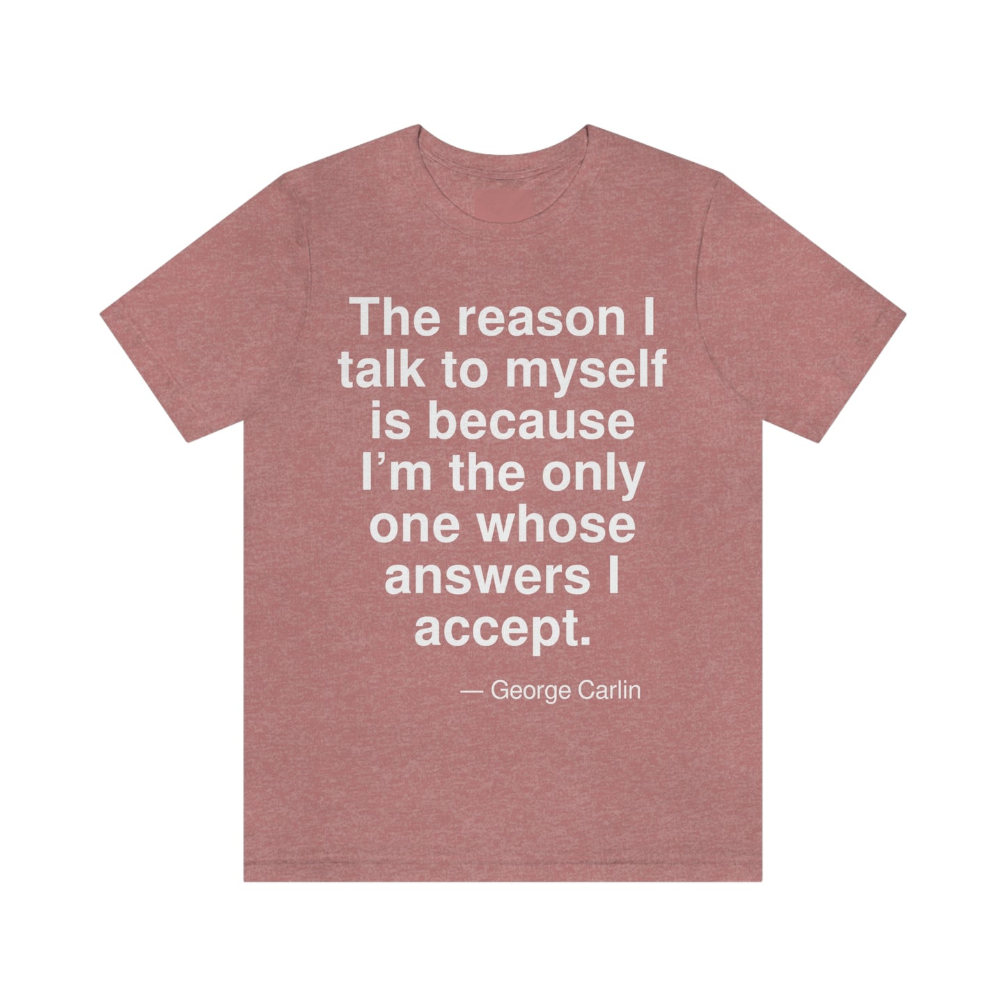 Carlin Answers Aa adult t-shirt