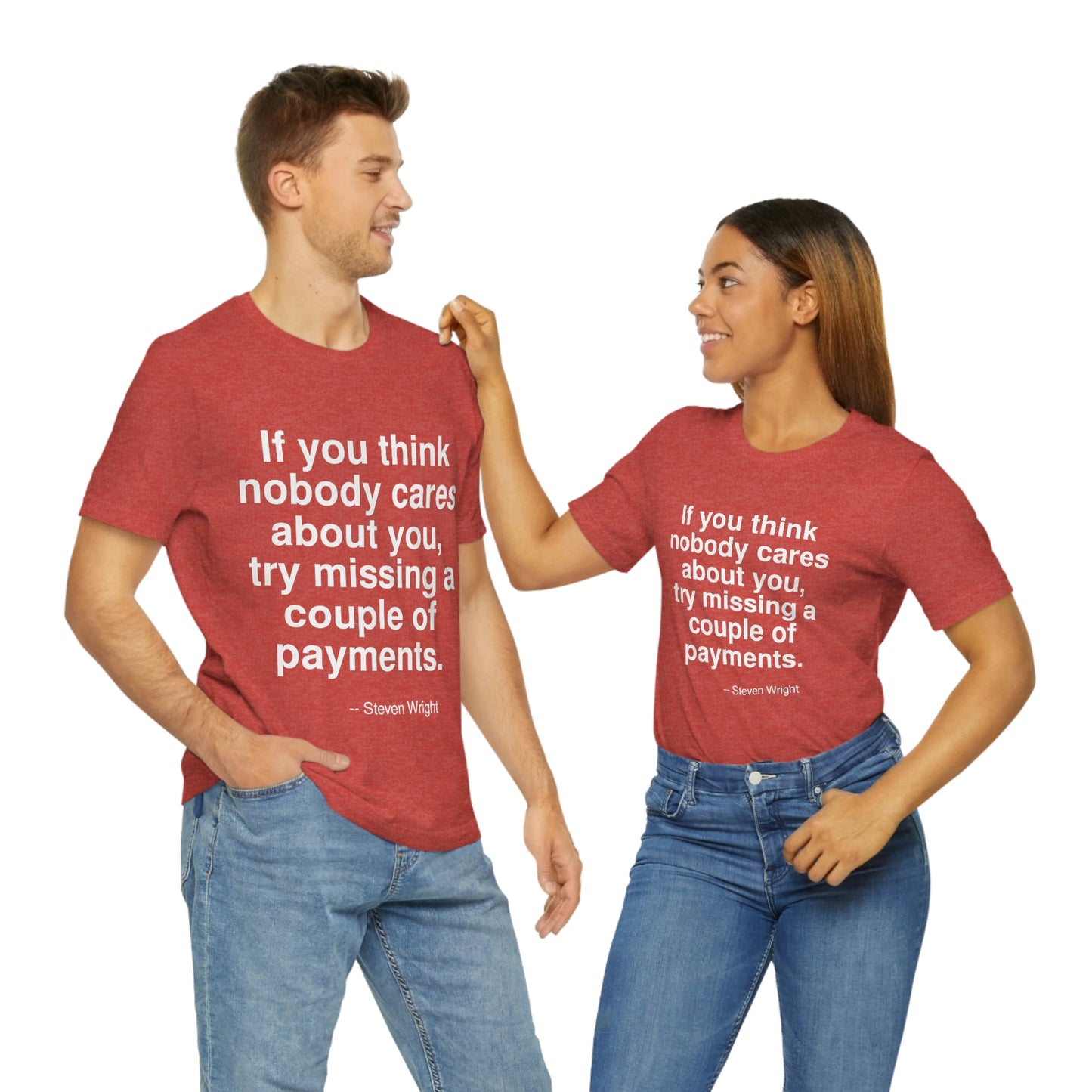 Wright Payments Aa adult t-shirt