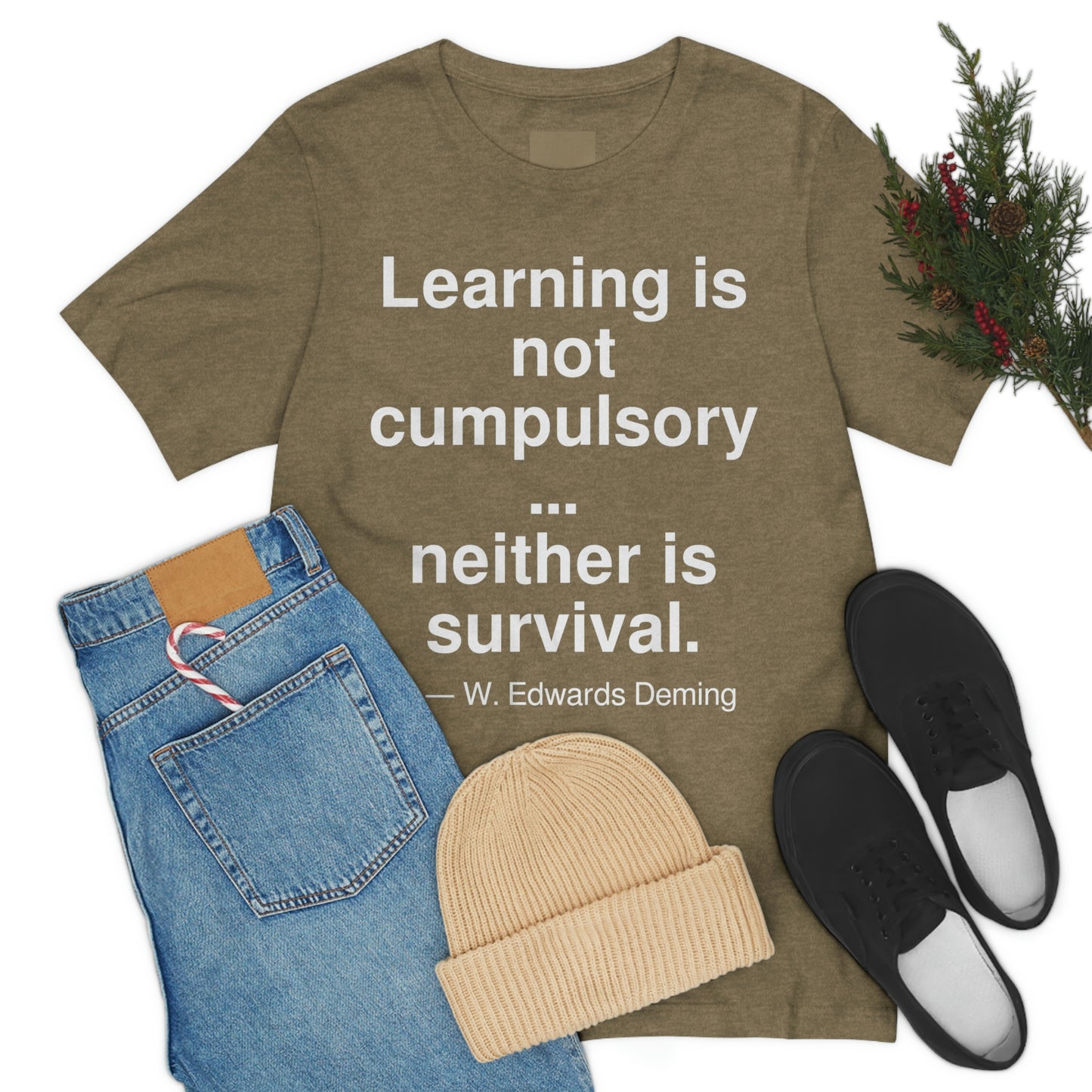 Deming Learning Aa adult t-shirt