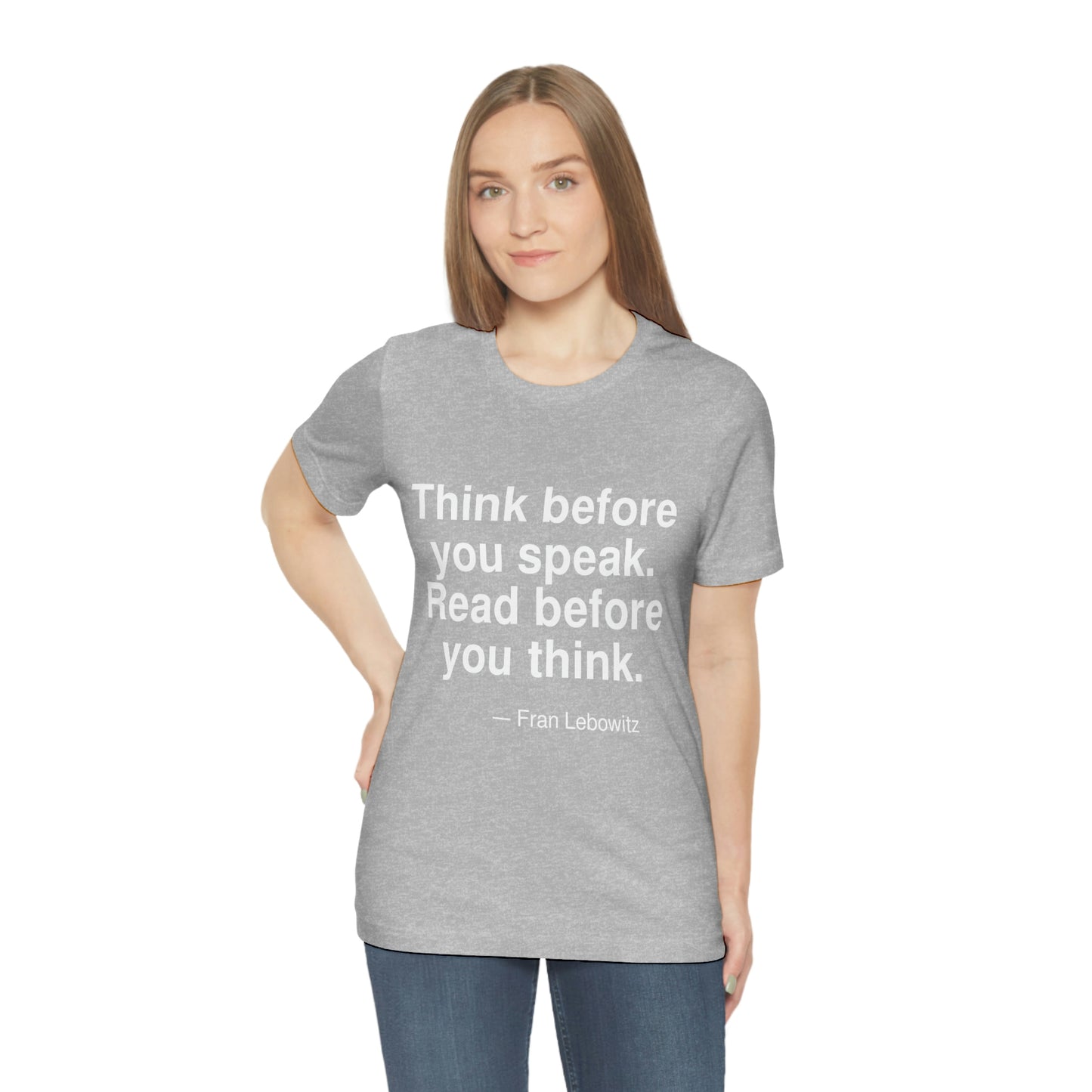 Lebowitz Think Aa adult t-shirt