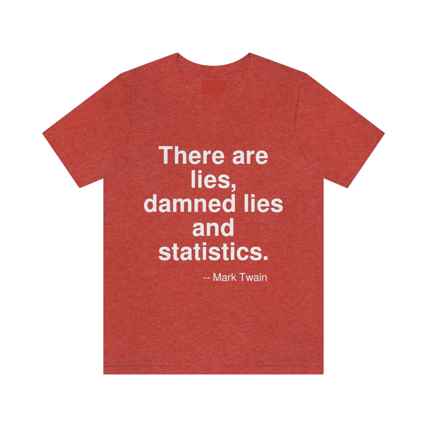 Twain Statistics Aa adult t-shirt