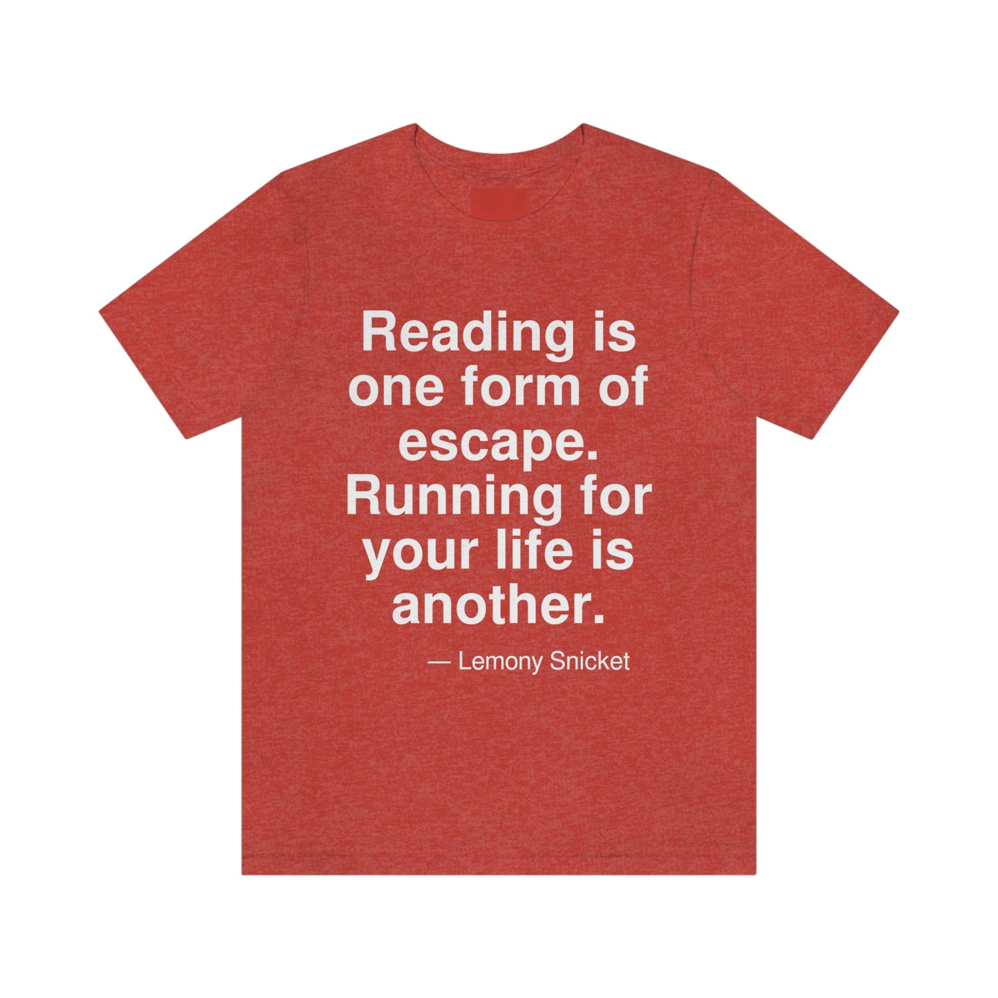 Snicket Reading Aa adult t-shirt