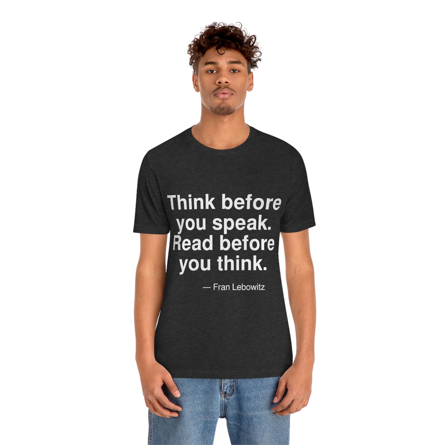 Lebowitz Think Aa adult t-shirt