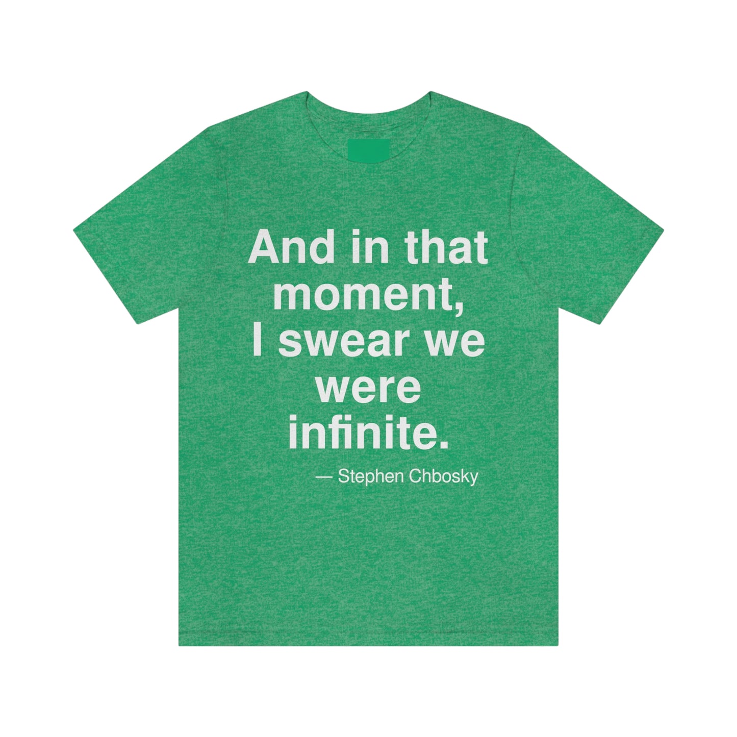 Chbosky Infinite Aa adult t-shirt