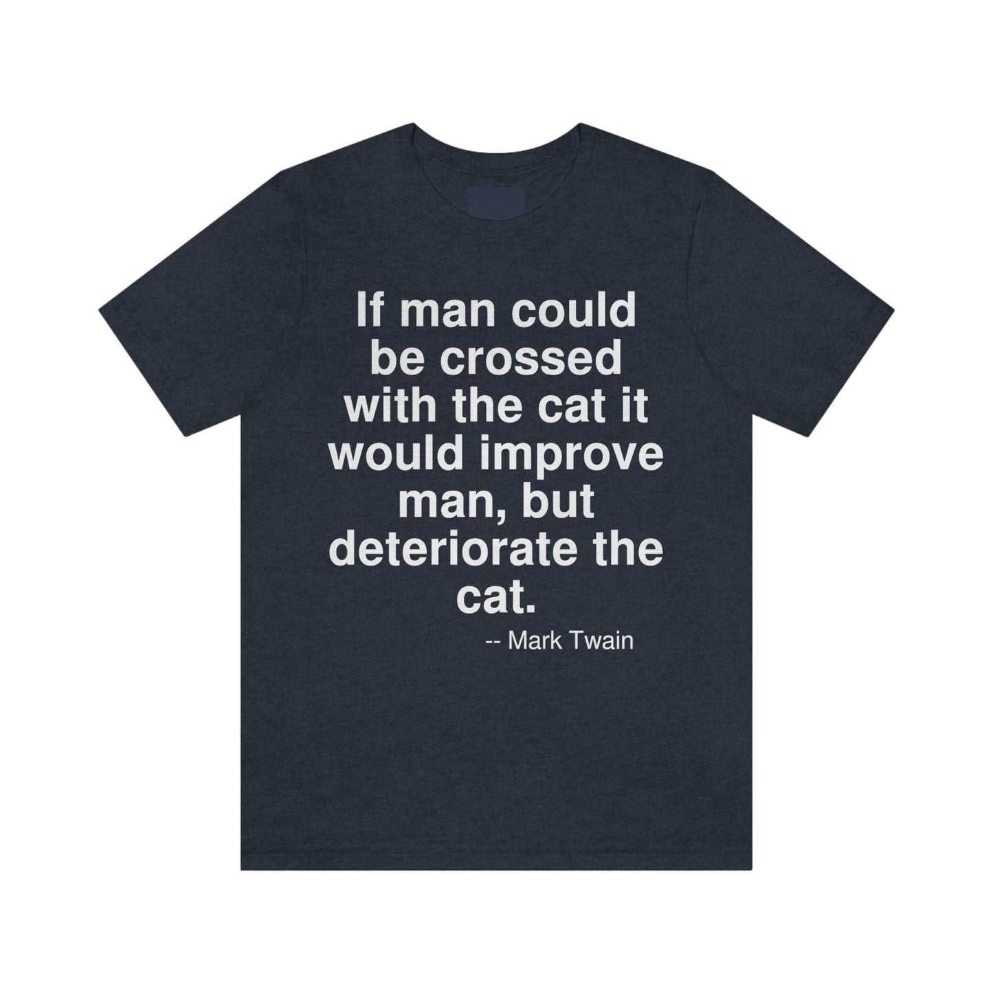 Twain Cat Aa adult t-shirt