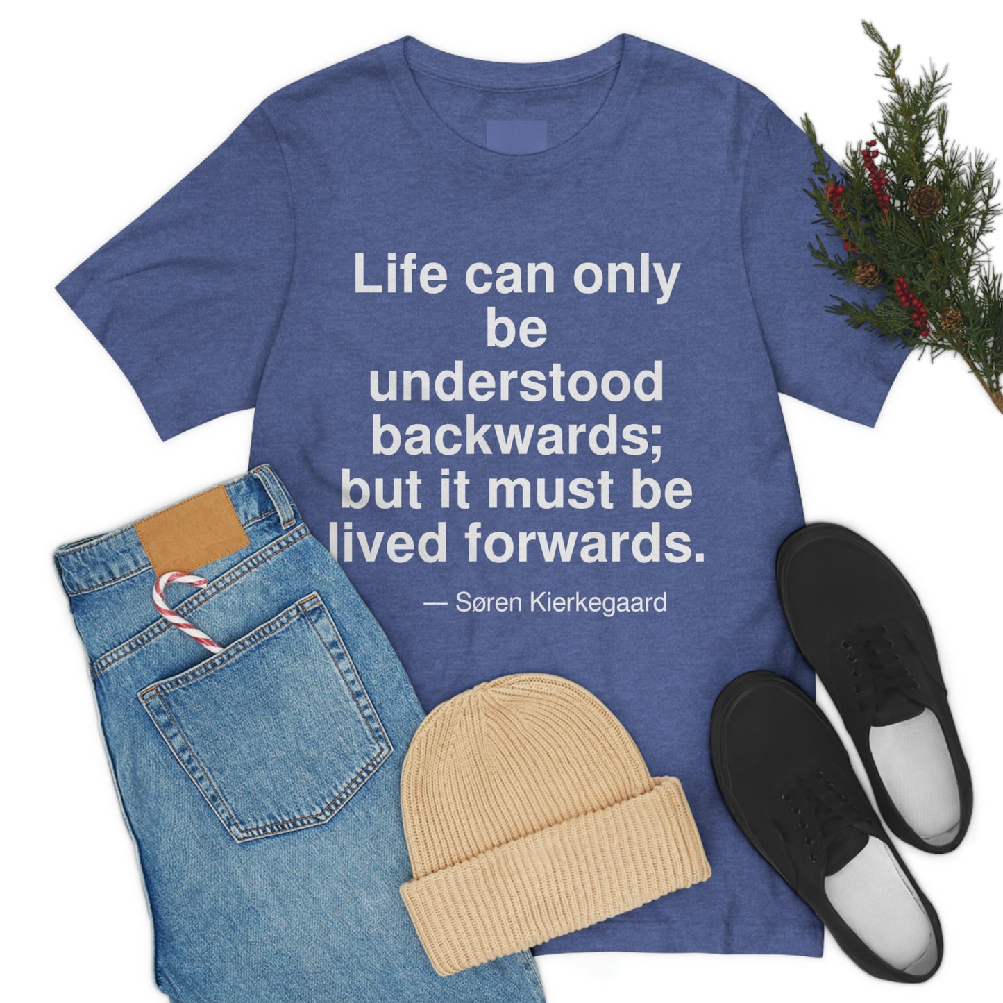 Kierkegaard Life Aa adult t-shirt