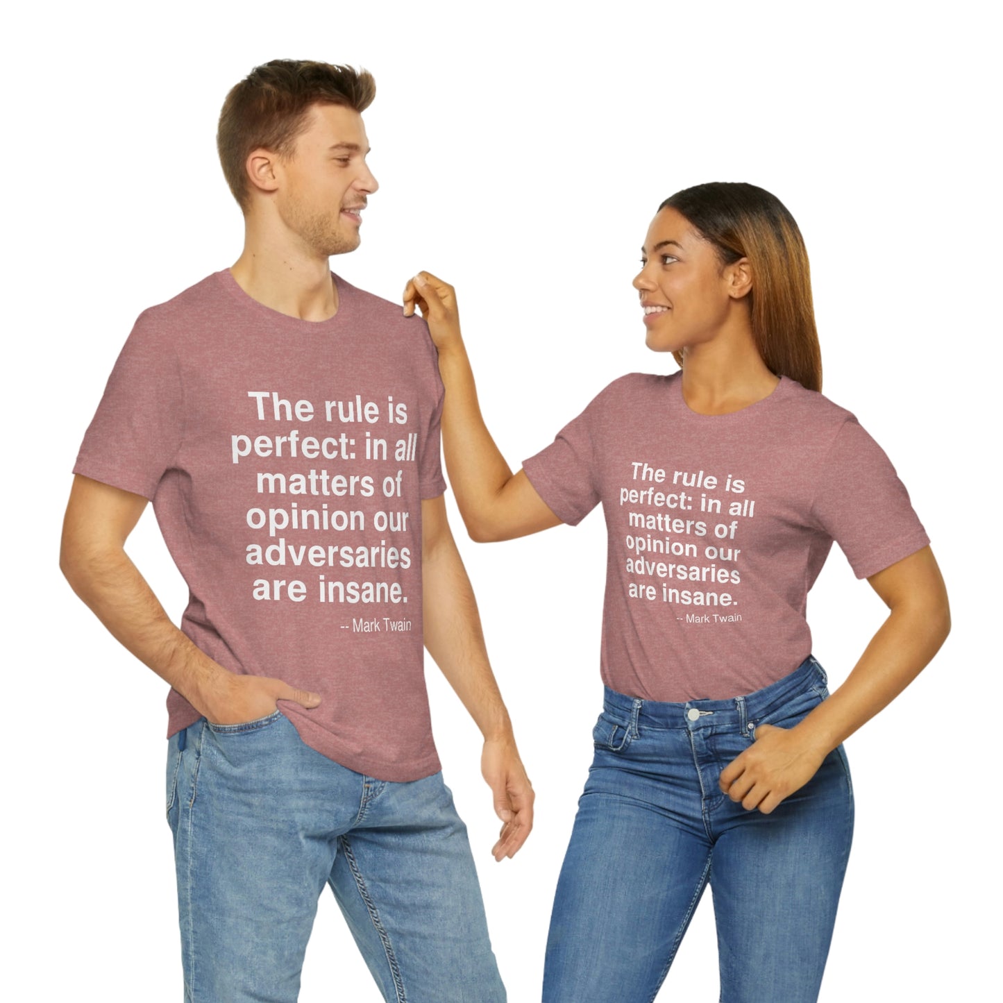 Twain Adversaries Aa adult t-shirt