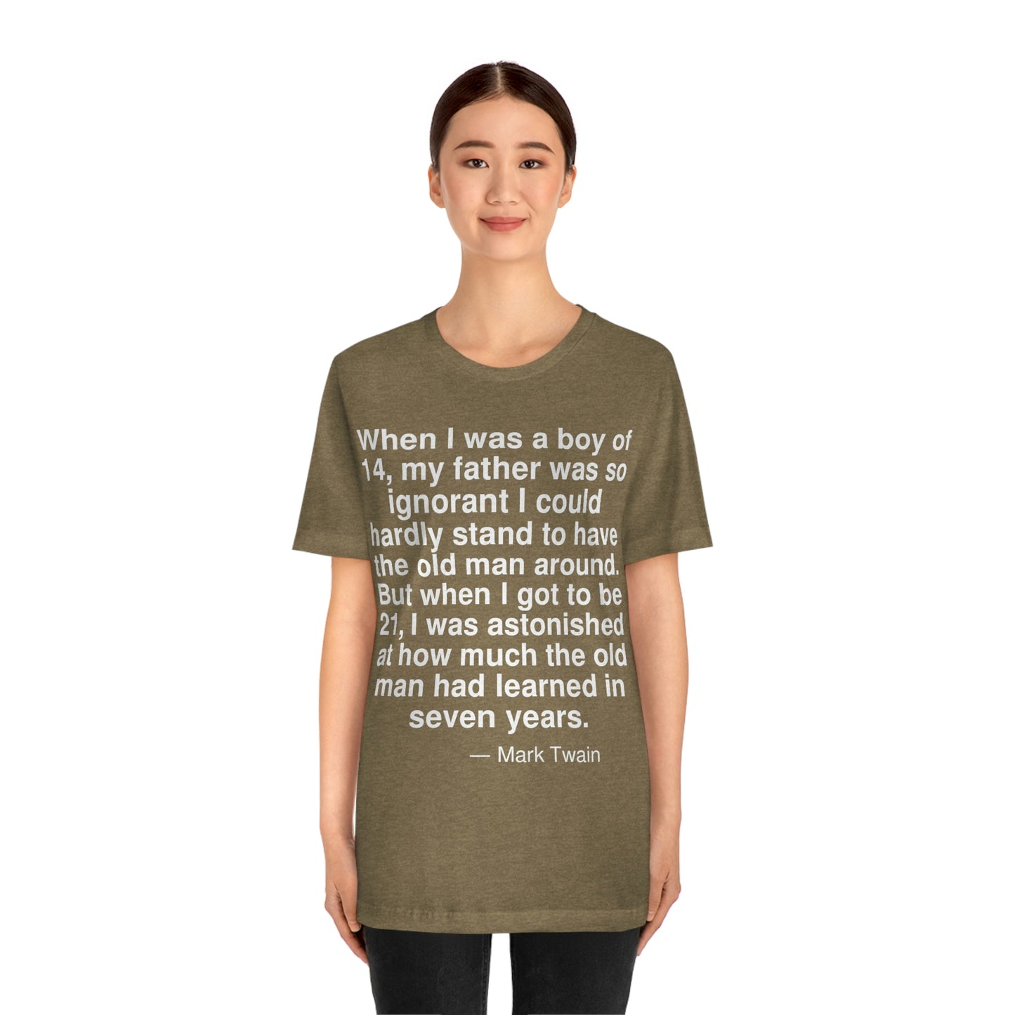 Twain Father Aa adult t-shirt