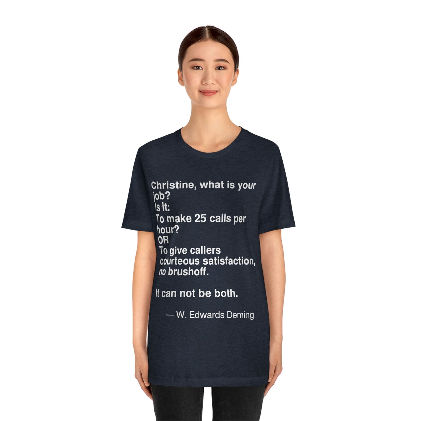 Deming Job Aa adult t-shirt