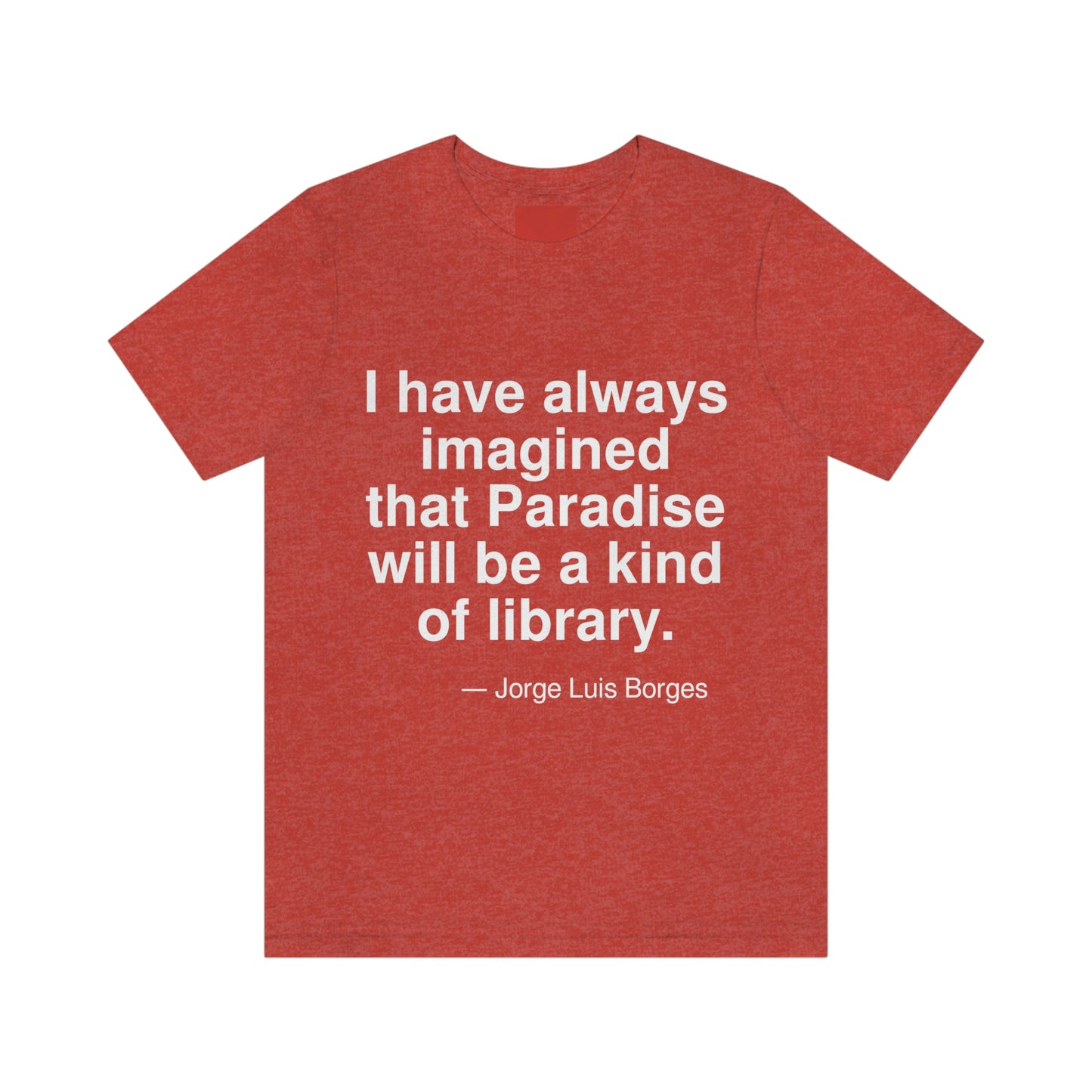 Borges Library Aa adult t-shirt