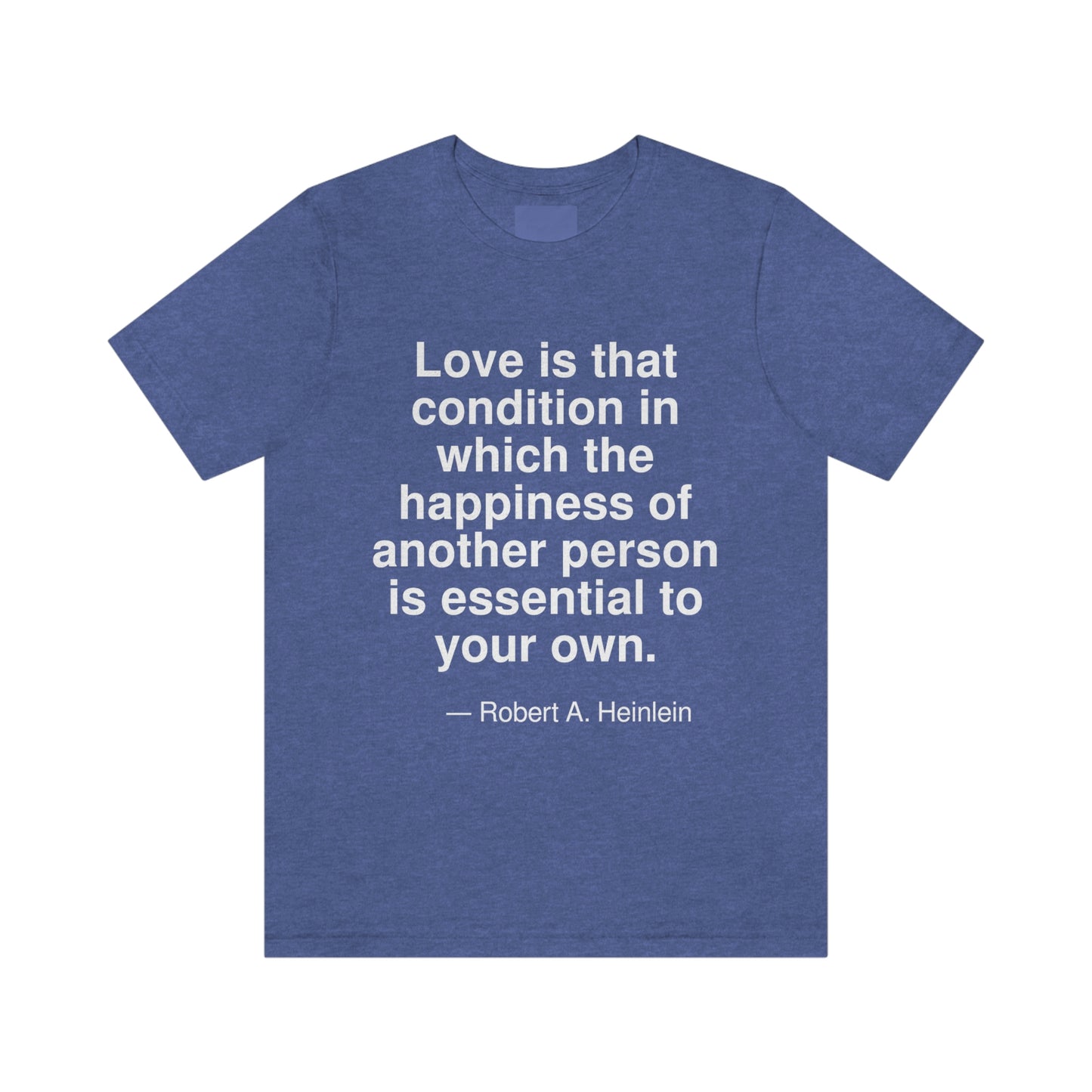 Heinlein Love Aa adult t-shirt