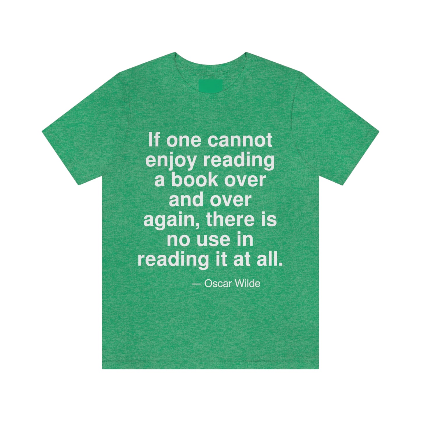 Wilde Reading Aa adult t-shirt