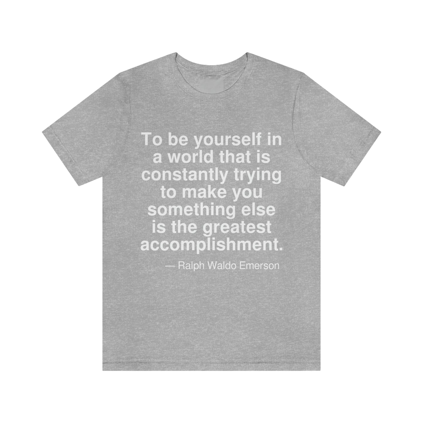 Emerson Yourself Aa adult t-shirt