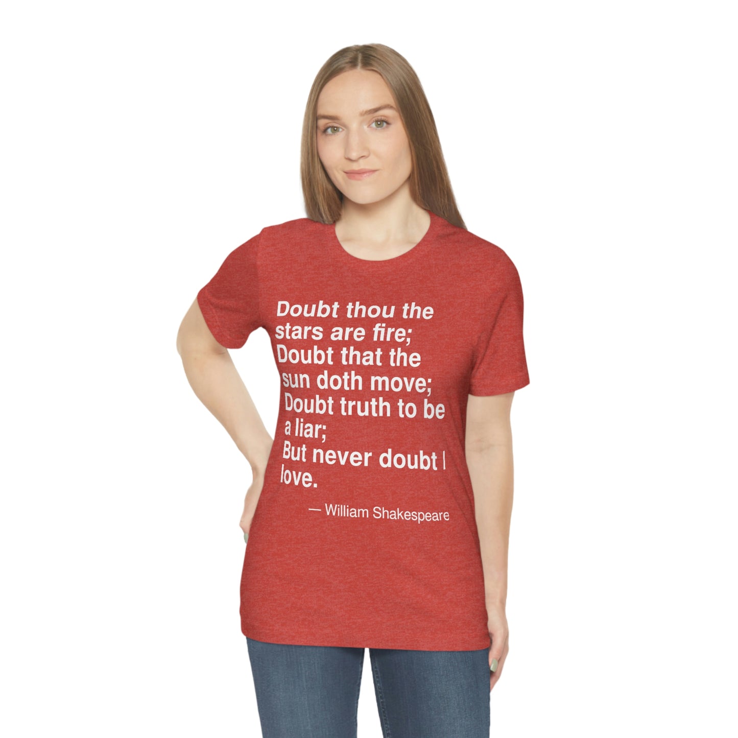 Shakespeare Doubt Aa adult t-shirt