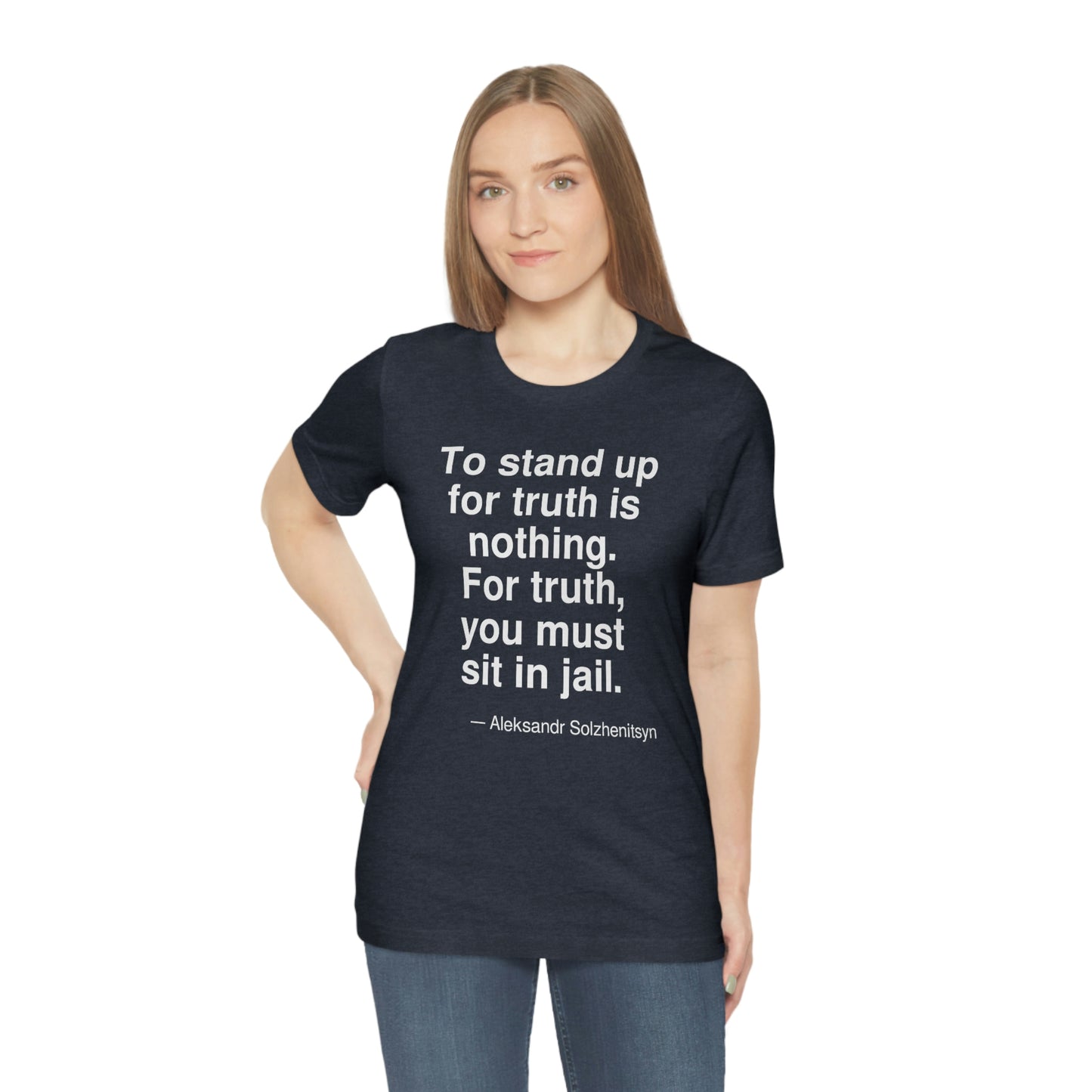 Solzhenitsyn Truth Aa adult t-shirt