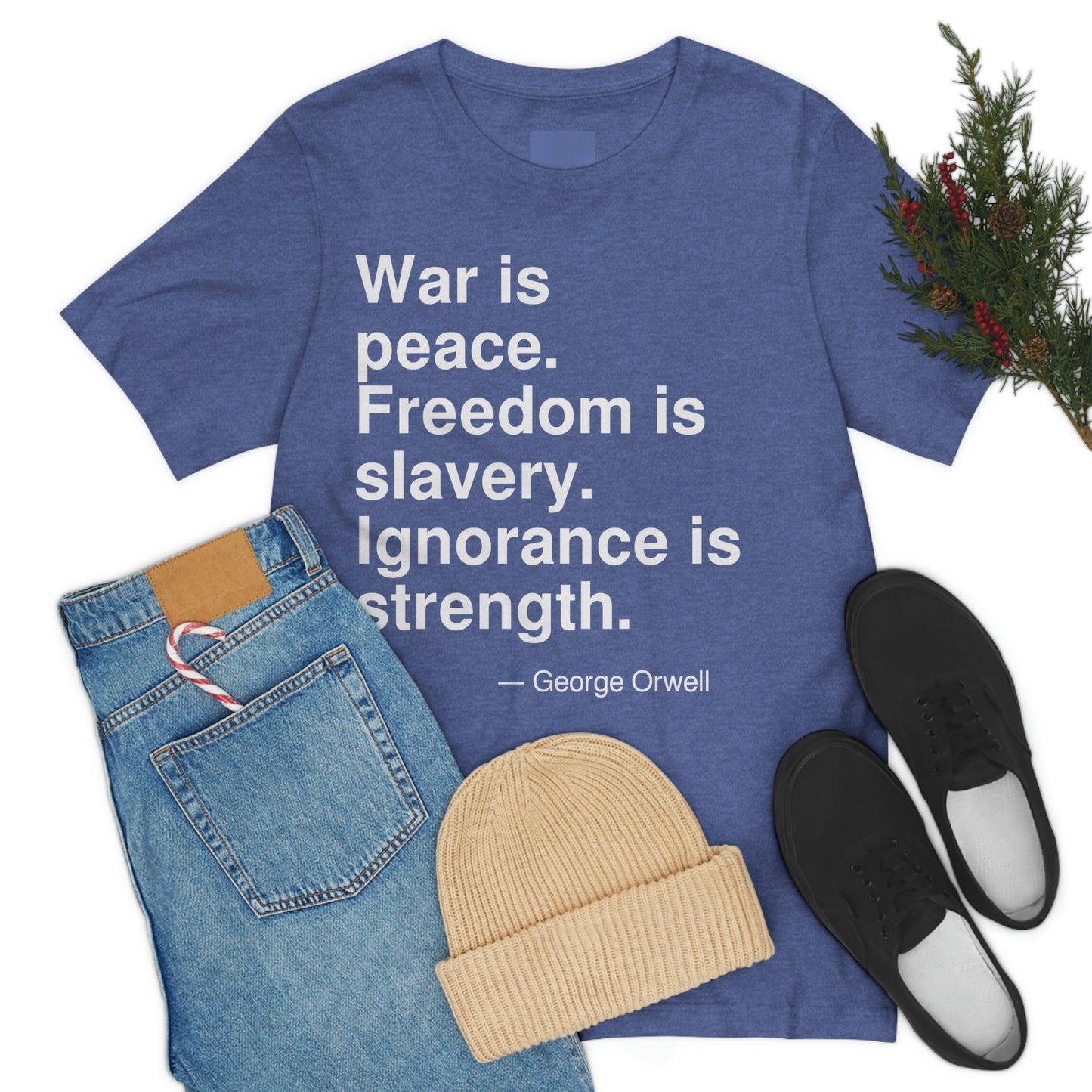 Orwell War Aa adult t-shirt