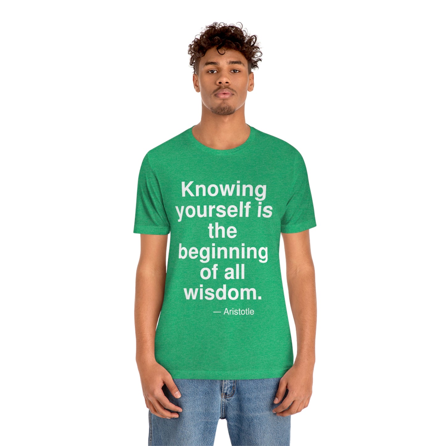 Aristotle Knowing Aa adult t-shirt