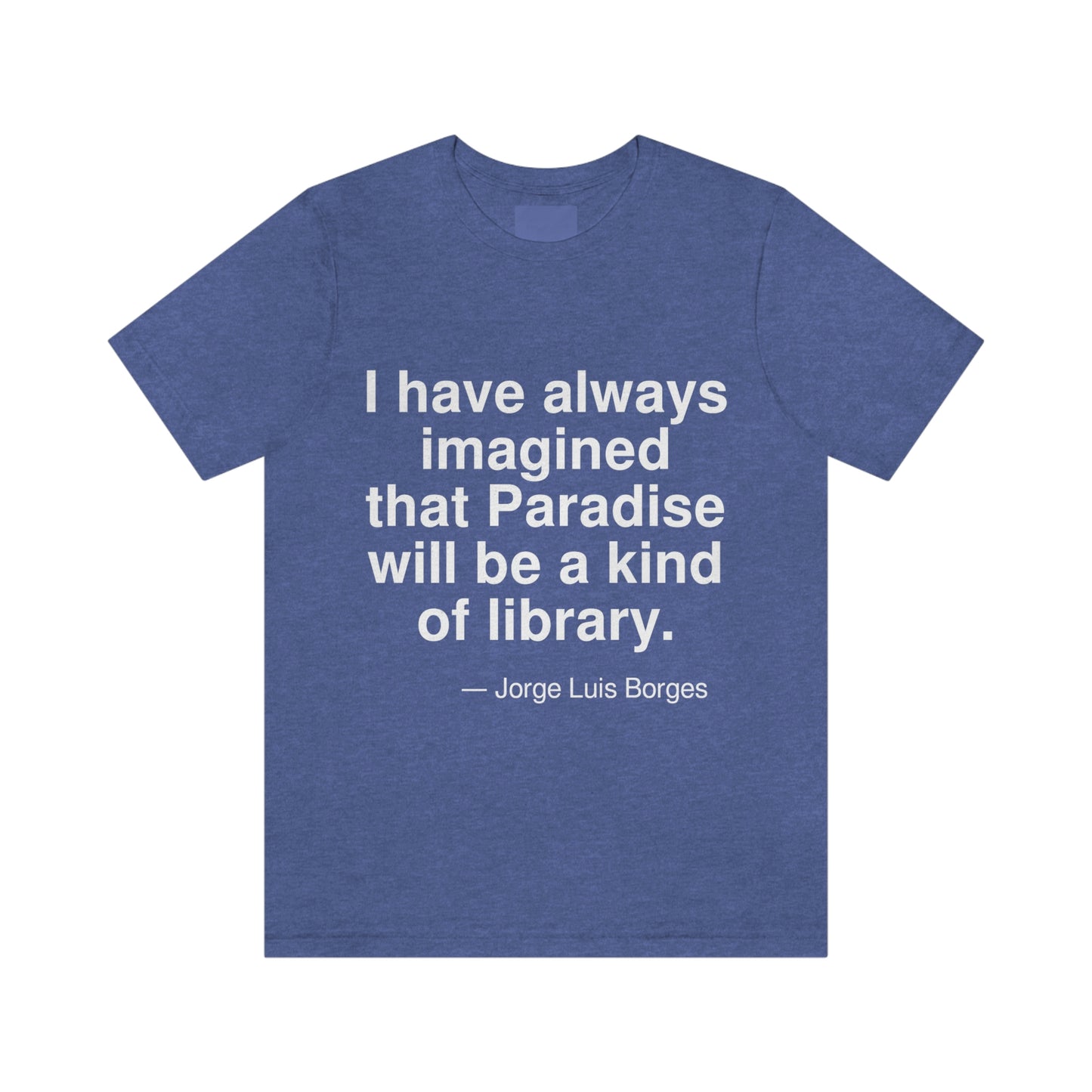 Borges Library Aa adult t-shirt