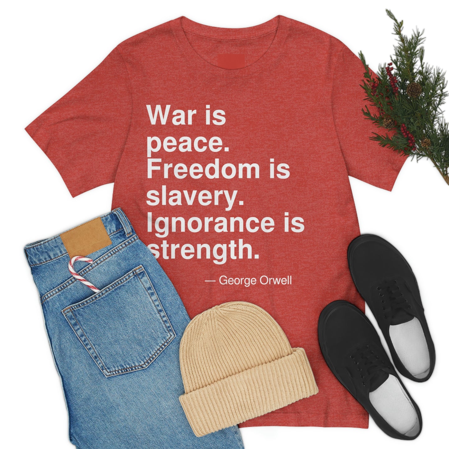 Orwell War Aa adult t-shirt