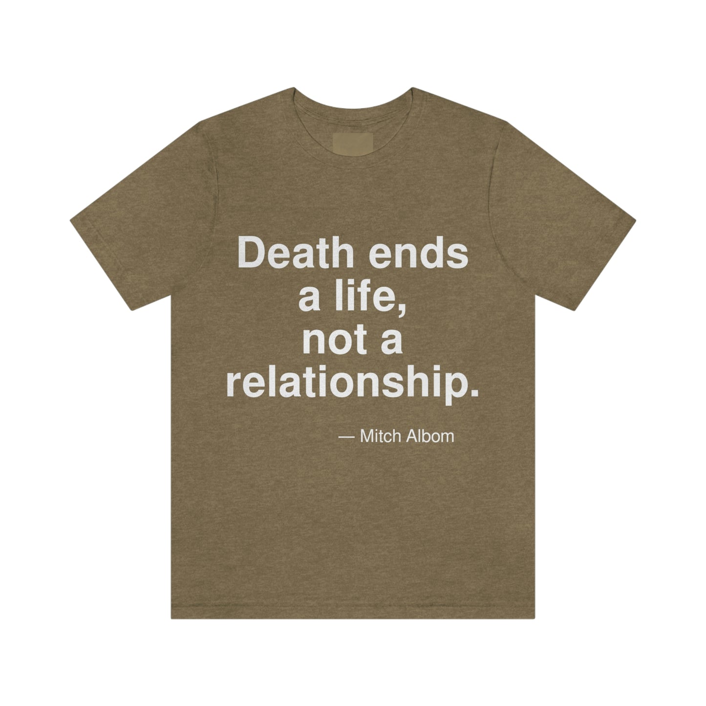 Albom Death Aa adult t-shirt