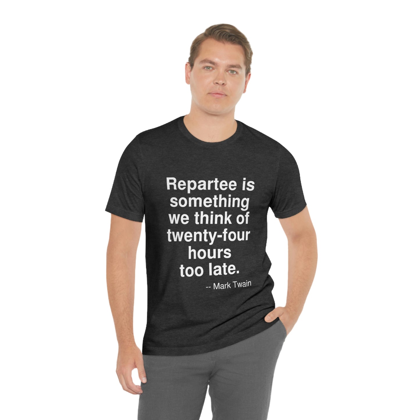 Twain Repartee Aa adult t-shirt