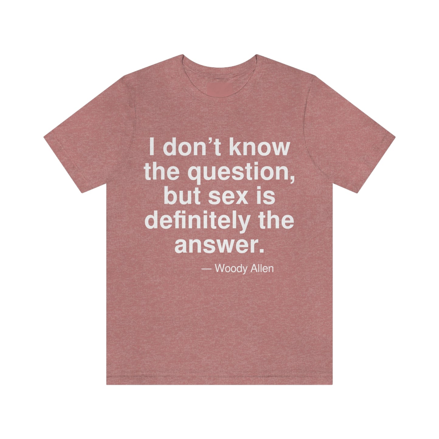 Allen Sex Aa adult t-shirt