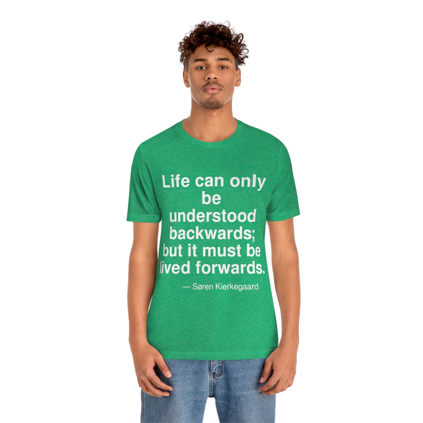 Kierkegaard Life Aa adult t-shirt