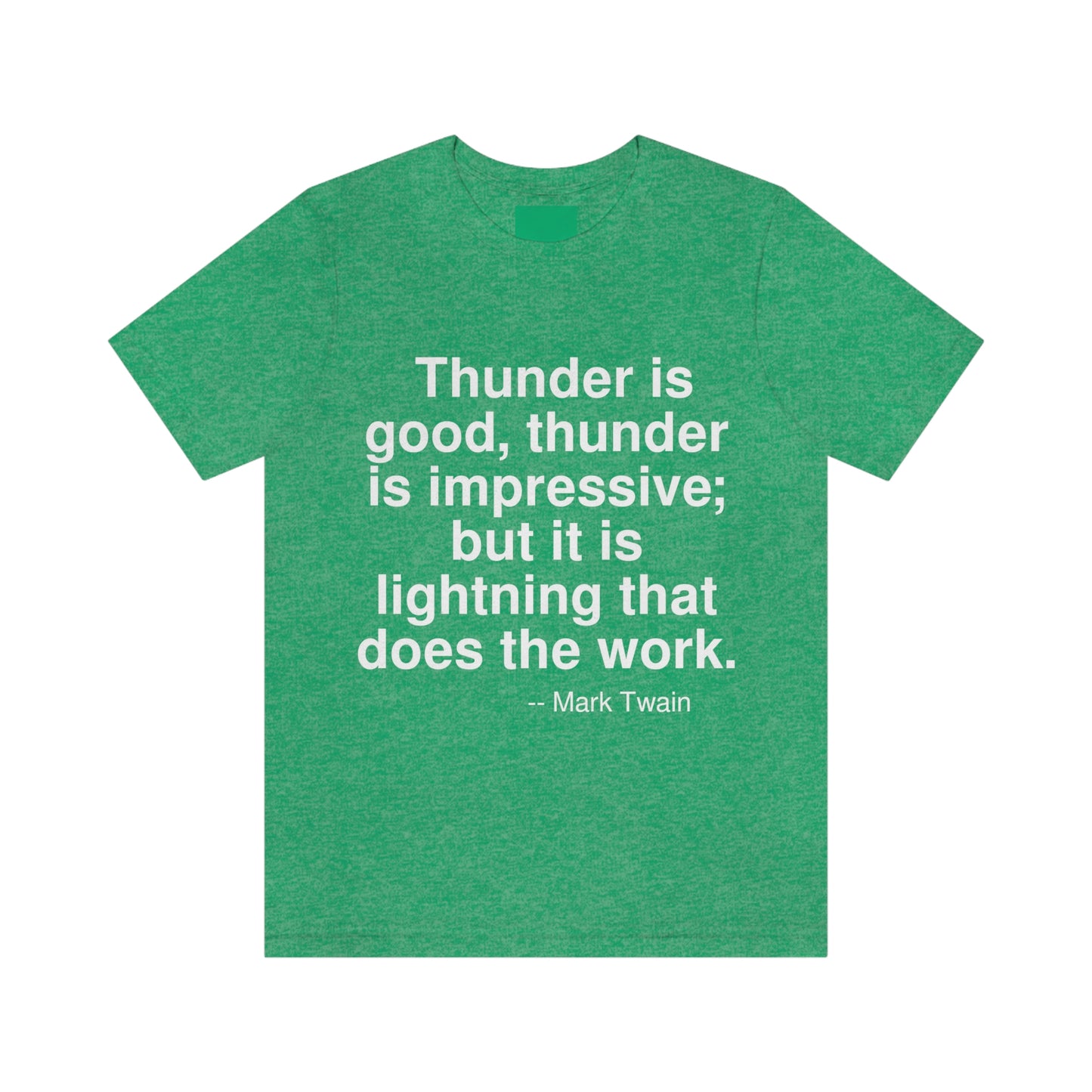 Twain Thunder Aa adult t-shirt