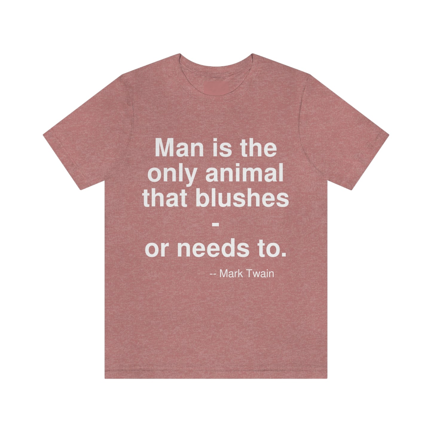 Twain Blushes Aa adult t-shirt