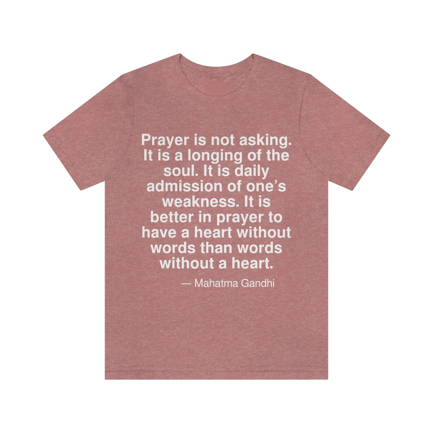 Gandhi Prayer Aa adult t-shirt