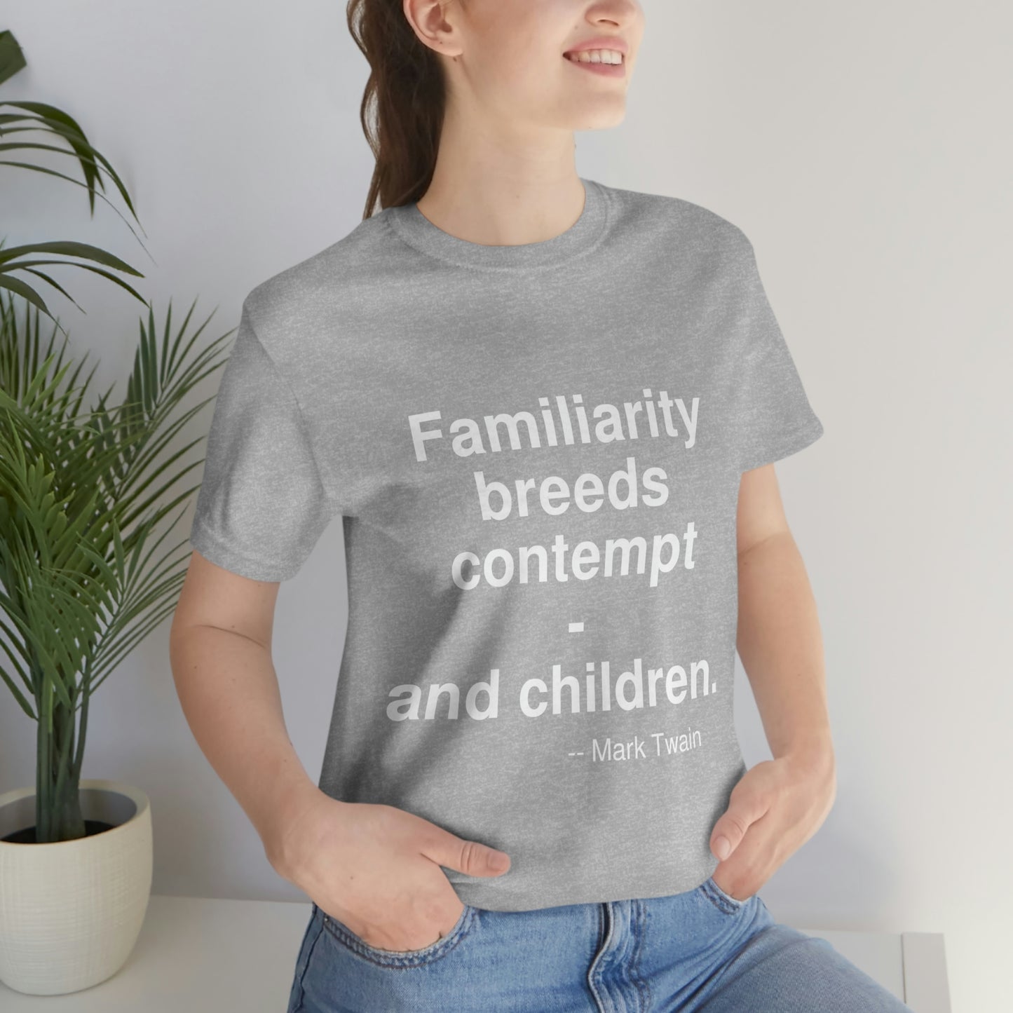 Twain Children Aa adult t-shirt