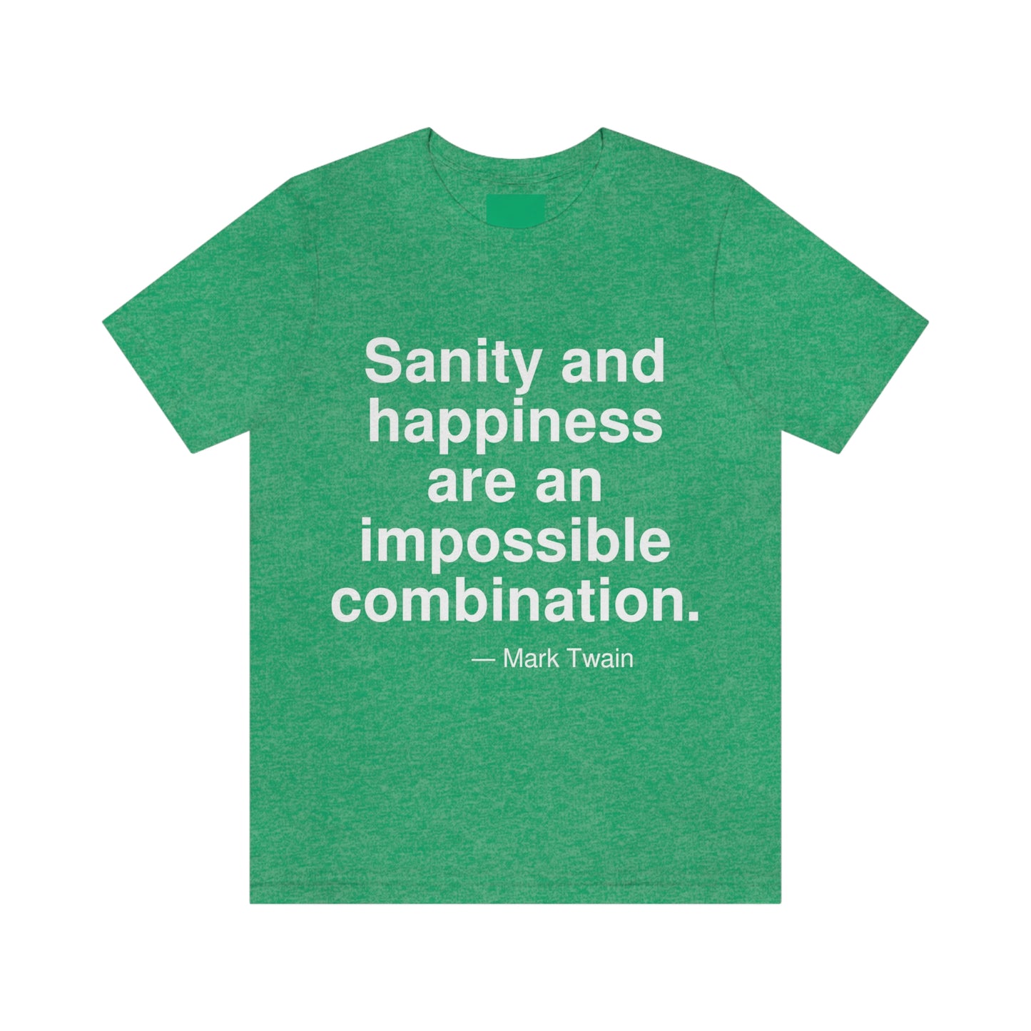 Twain Sanity Aa adult t-shirt