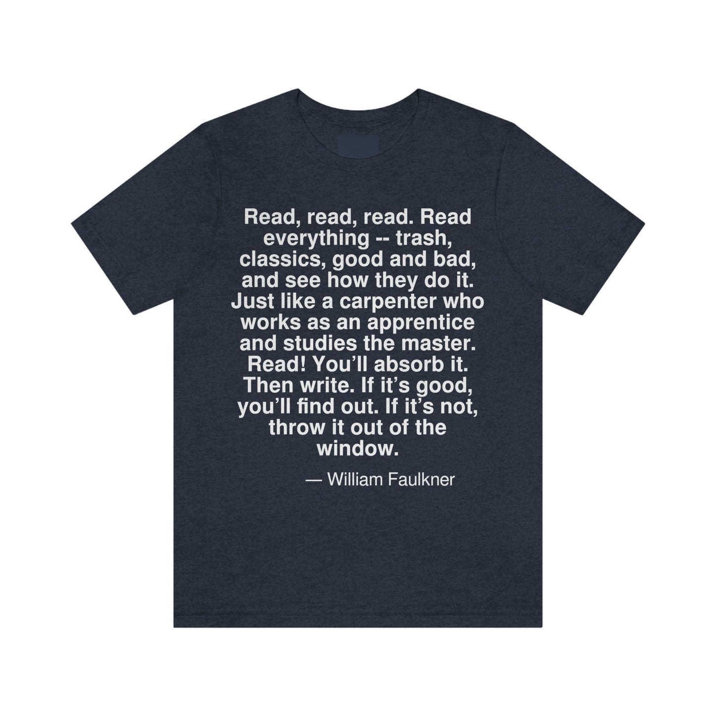 Faulkner Read Aa adult t-shirt