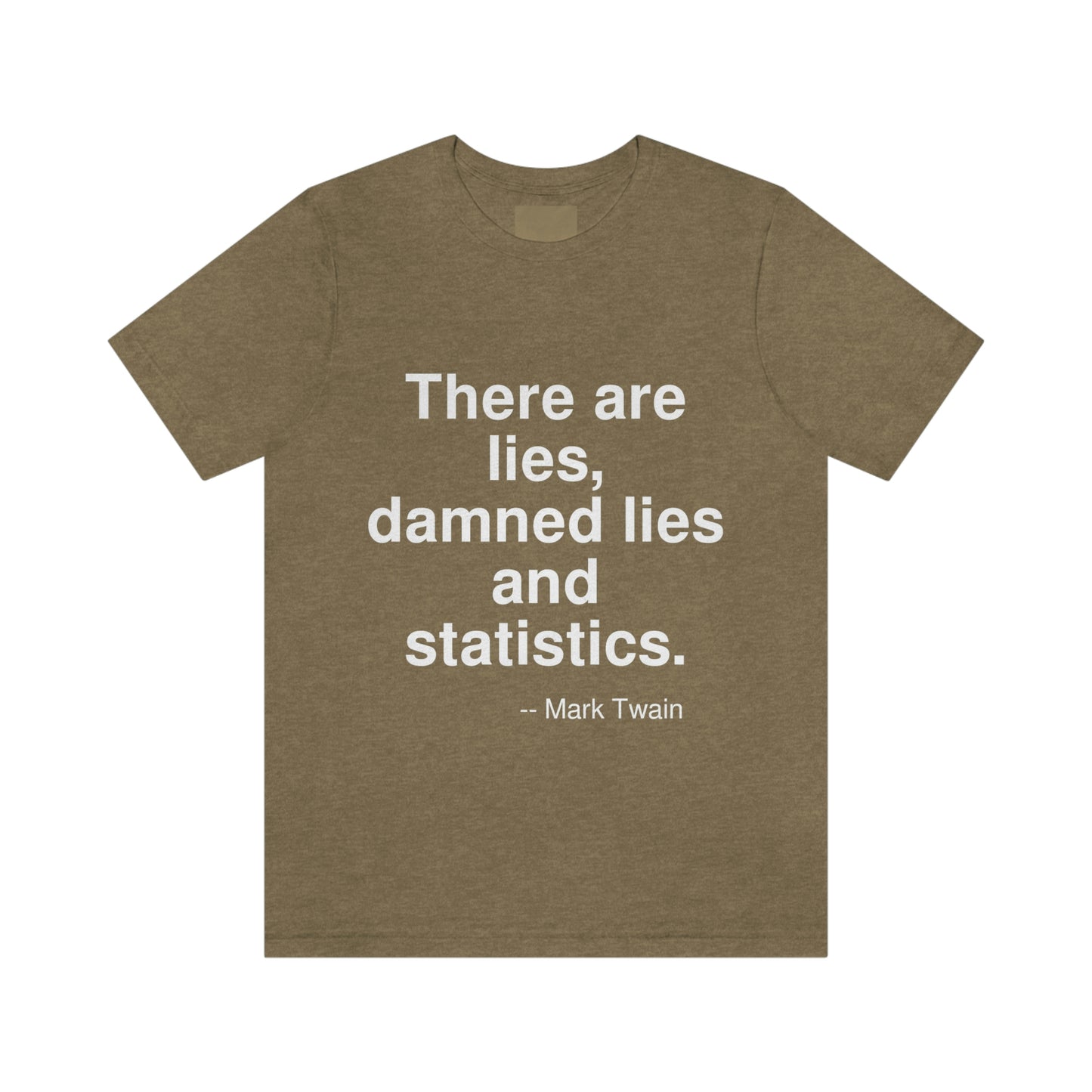 Twain Statistics Aa adult t-shirt