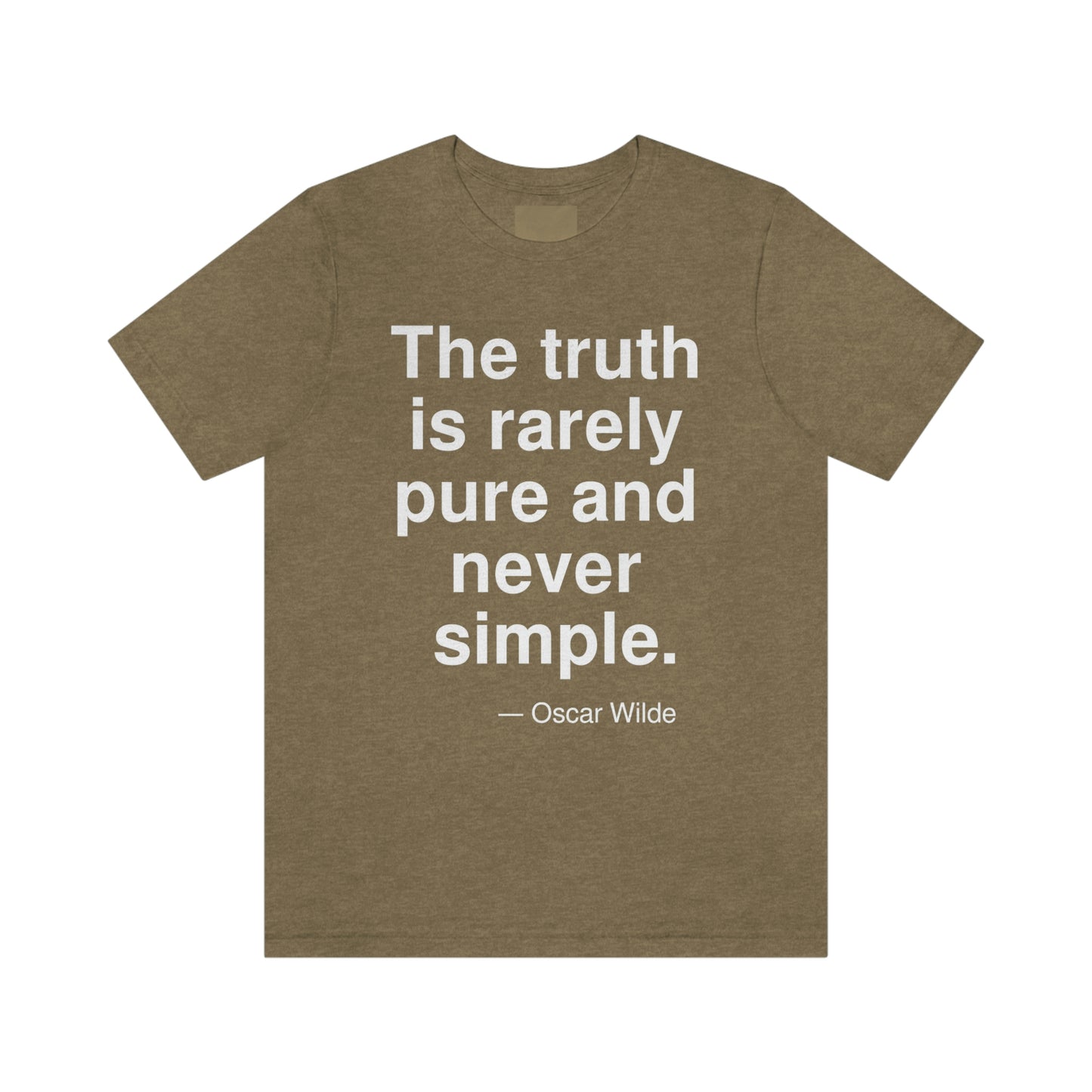 Wilde Truth Aa adult t-shirt