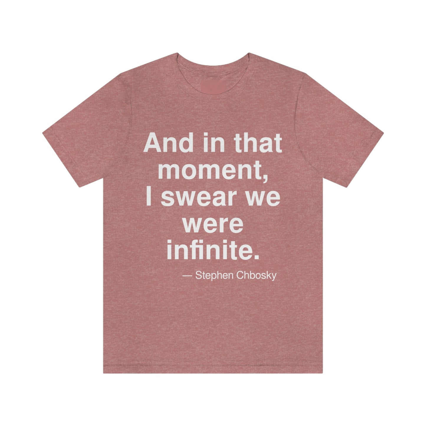 Chbosky Infinite Aa adult t-shirt