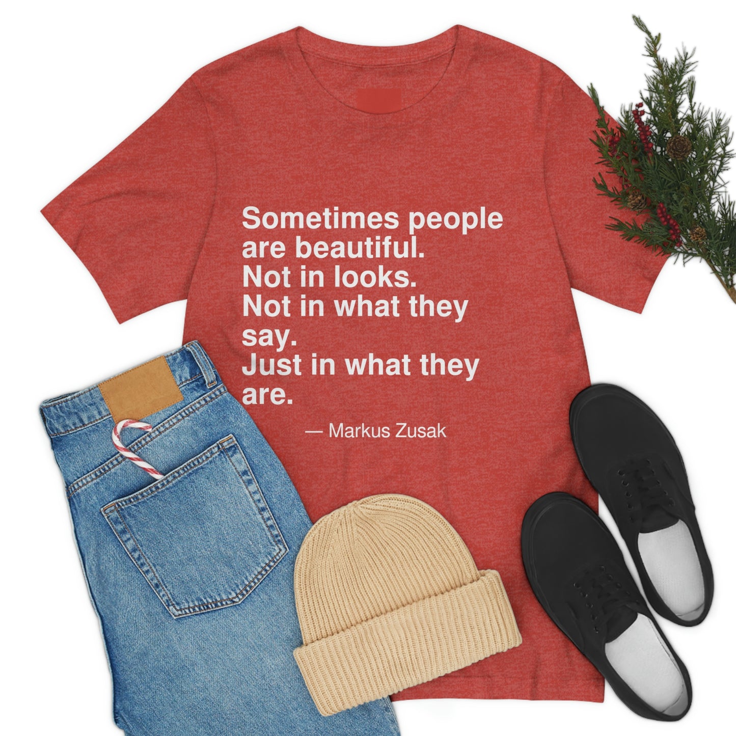 Zusak Beautiful Aa adult t-shirt