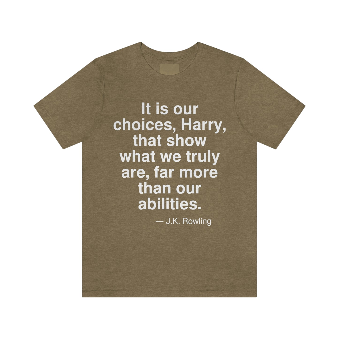 Rowling Choices Aa adult t-shirt