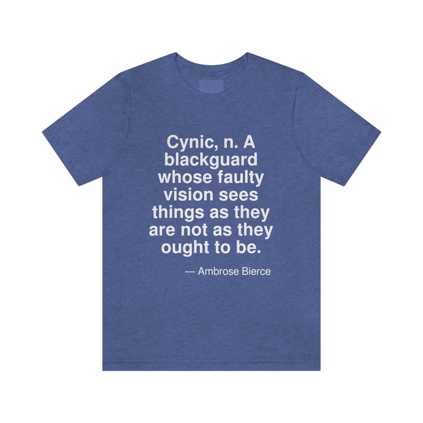 Bierce Cynic Aa adult t-shirt