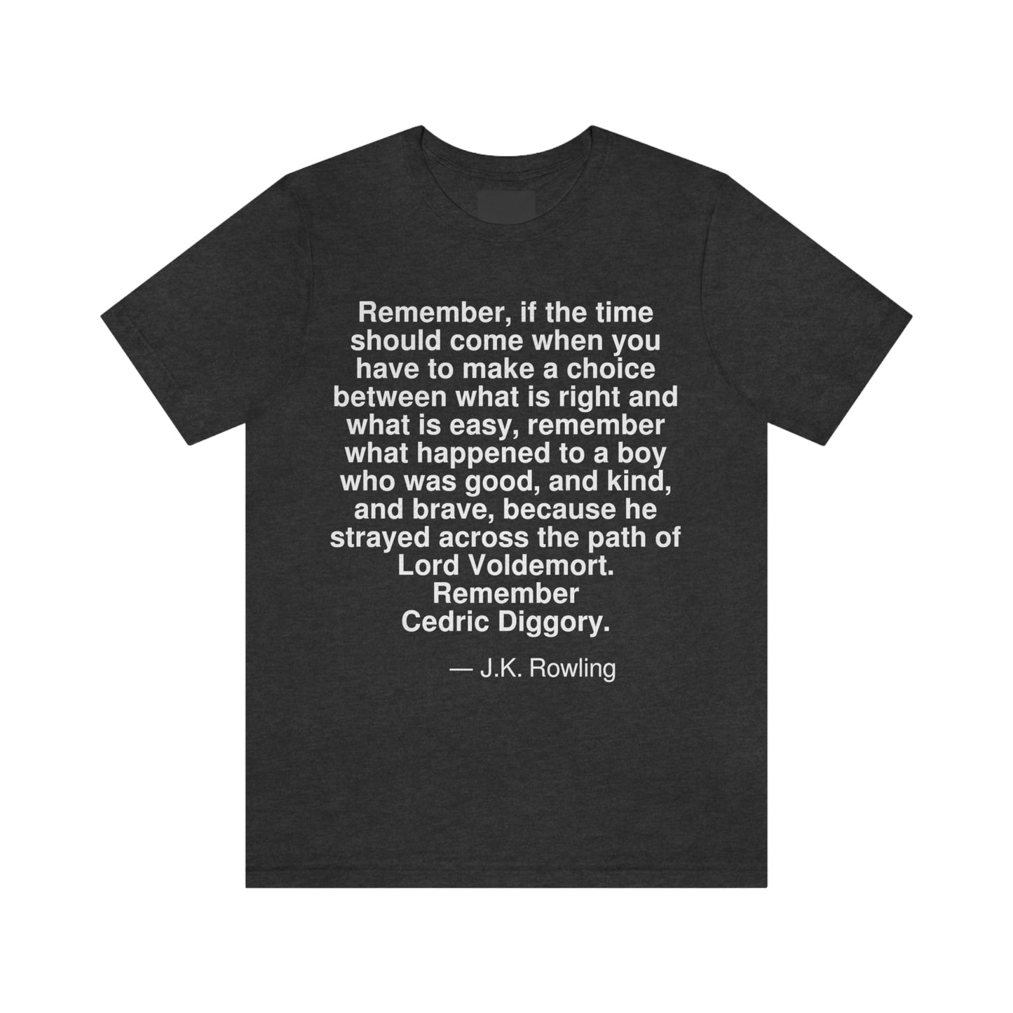 Rowling Cedric Aa adult t-shirt