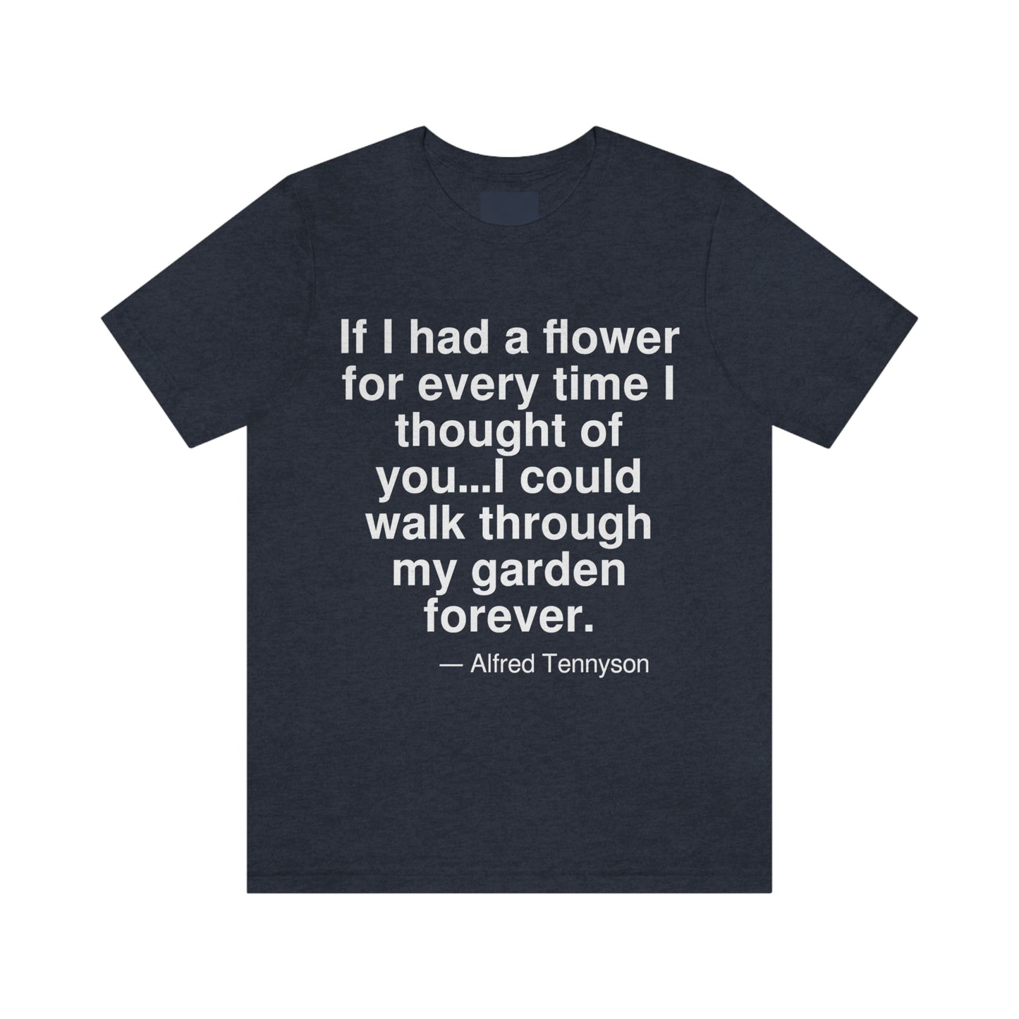 Tennyson Flower Aa adult t-shirt