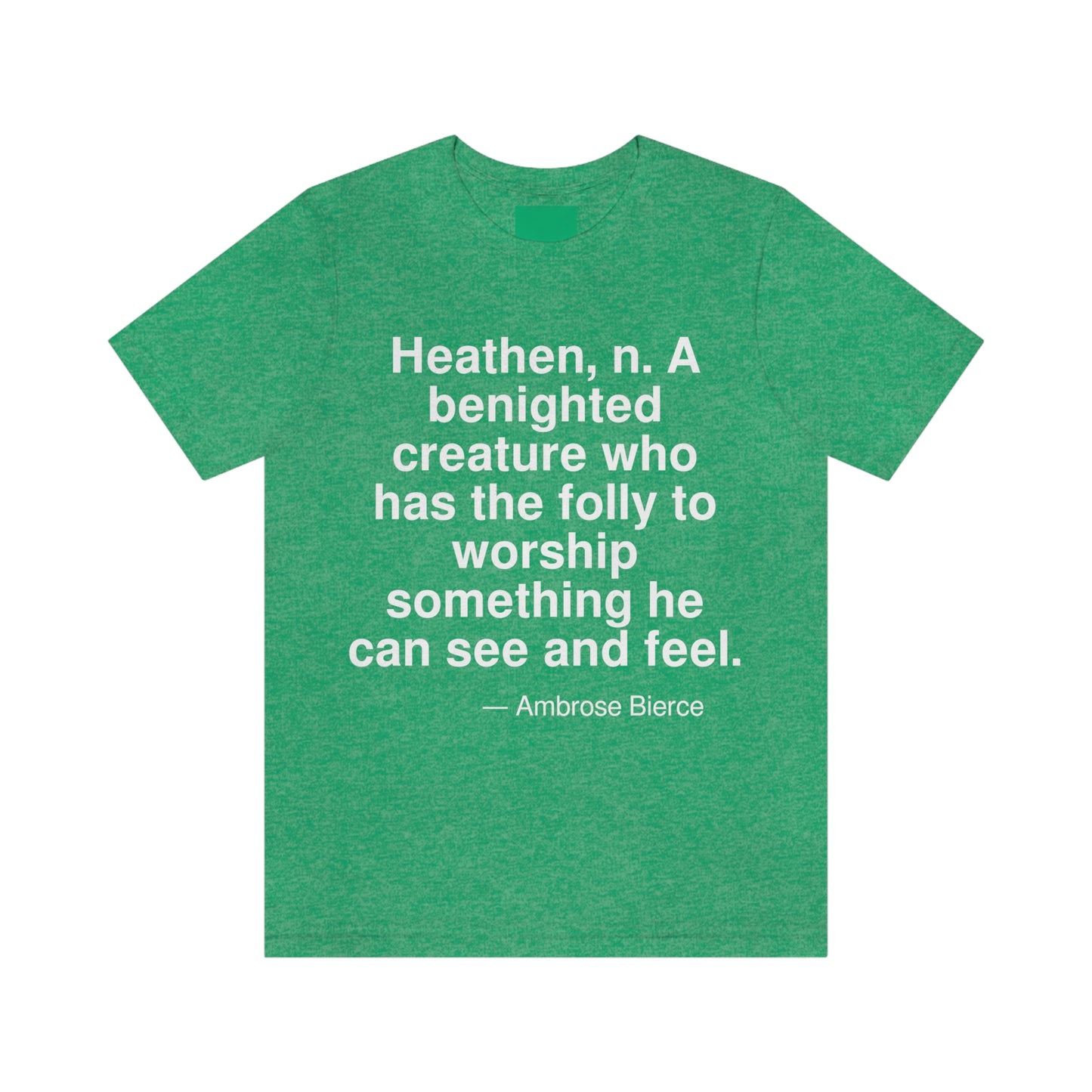 Bierce Heathen Aa adult t-shirt