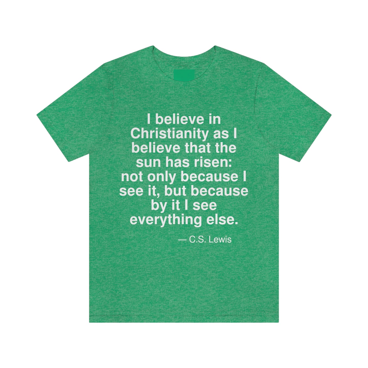 Lewis Believe Aa adult t-shirt